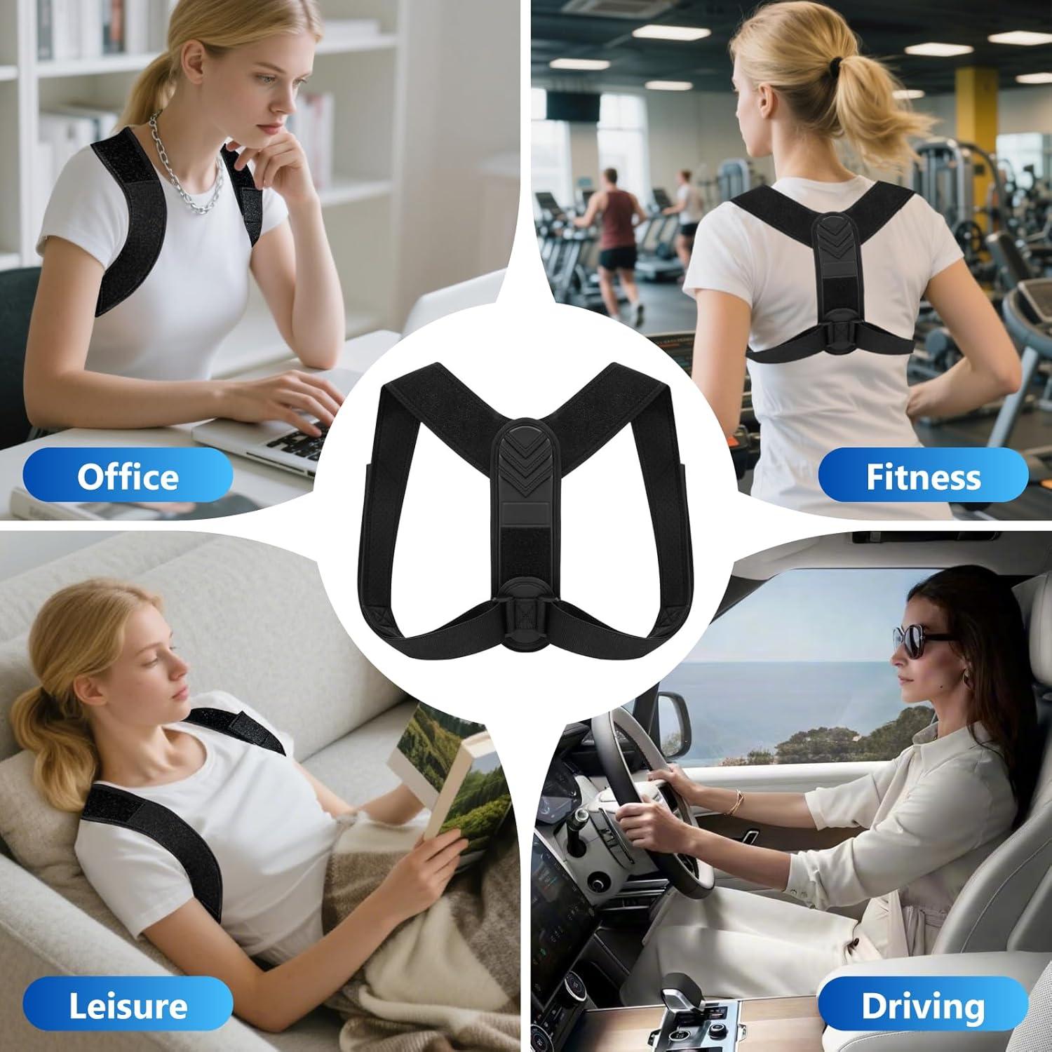 Corrector de Postura Ajustable OBIWEX007 para Hombres y Mujeres