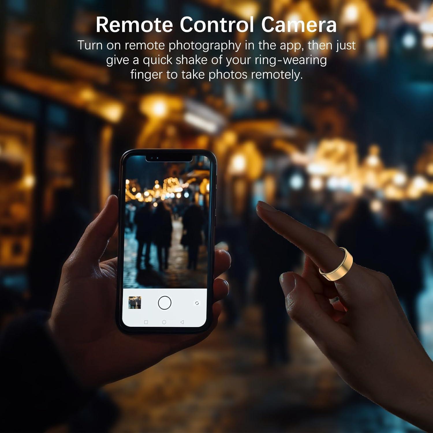 Anillo Inteligente Tiantianka Salud Oro 11# Monitoreo 24/7