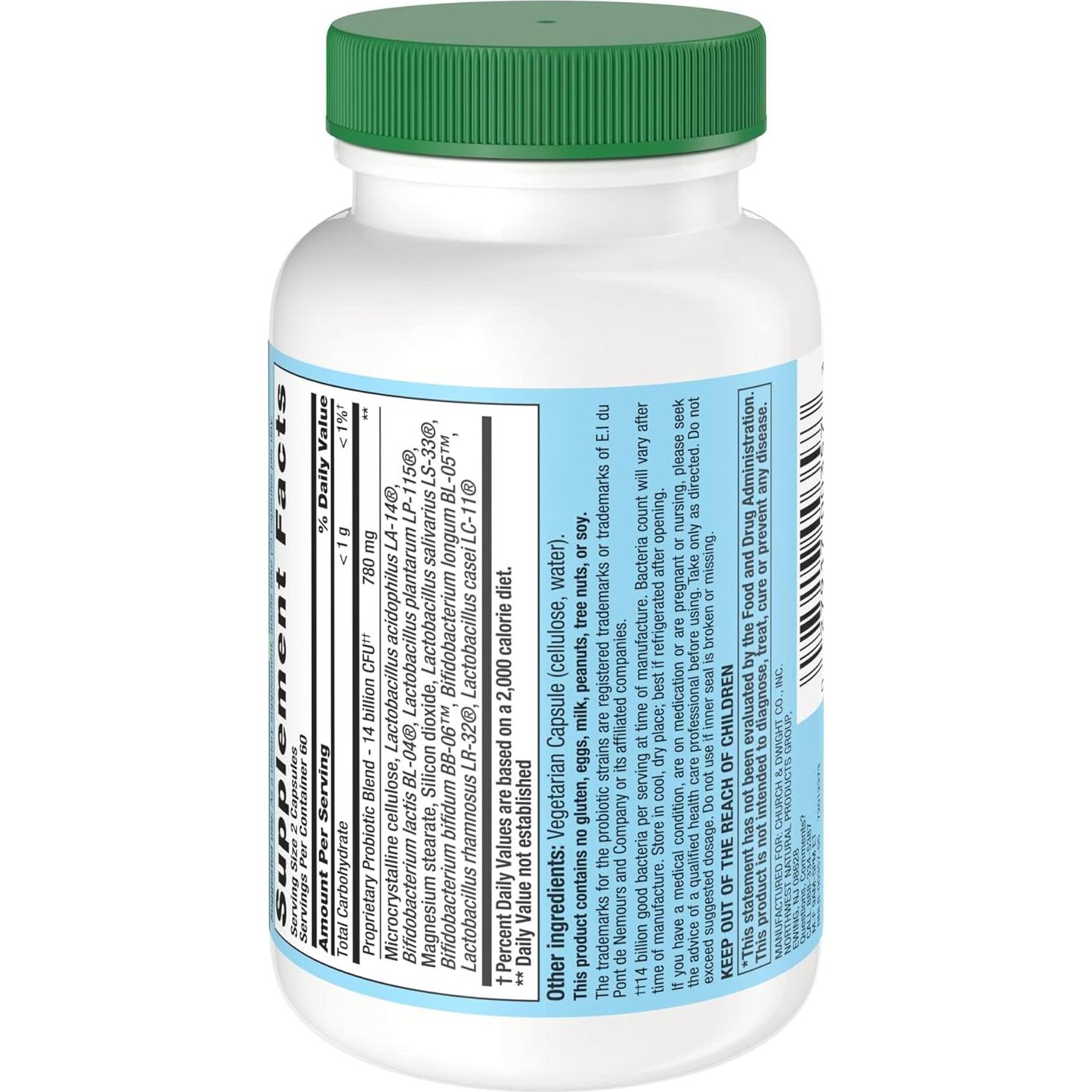 Suplemento Probiotico Vegetariano Nutrition Now PB 8 - 120 Cápsulas