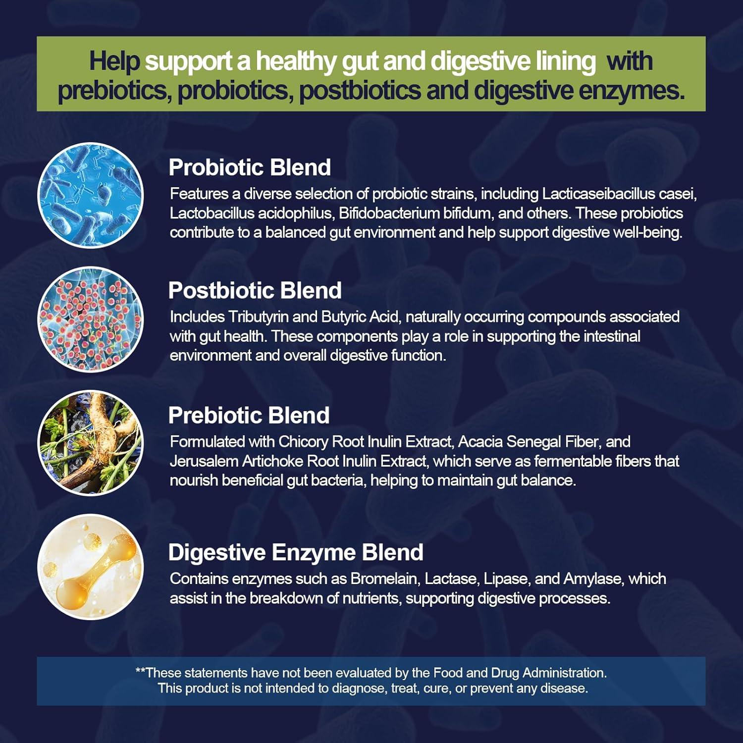 Suplemento Digestivo Probiotico Migcopat 120 Cápsulas 80 Mil Mrd CFU