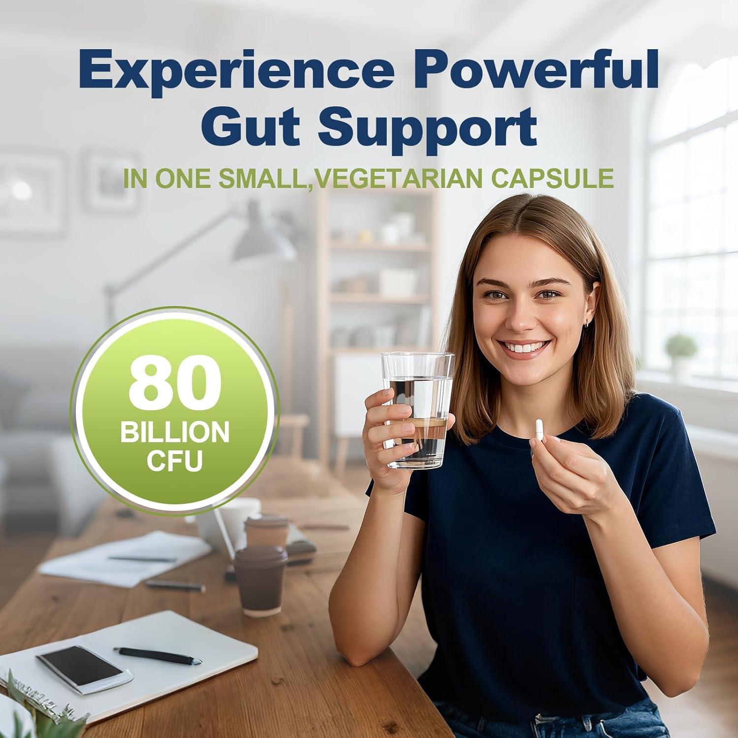 Suplemento Digestivo Probiotico Migcopat 120 Cápsulas 80 Mil Mrd CFU