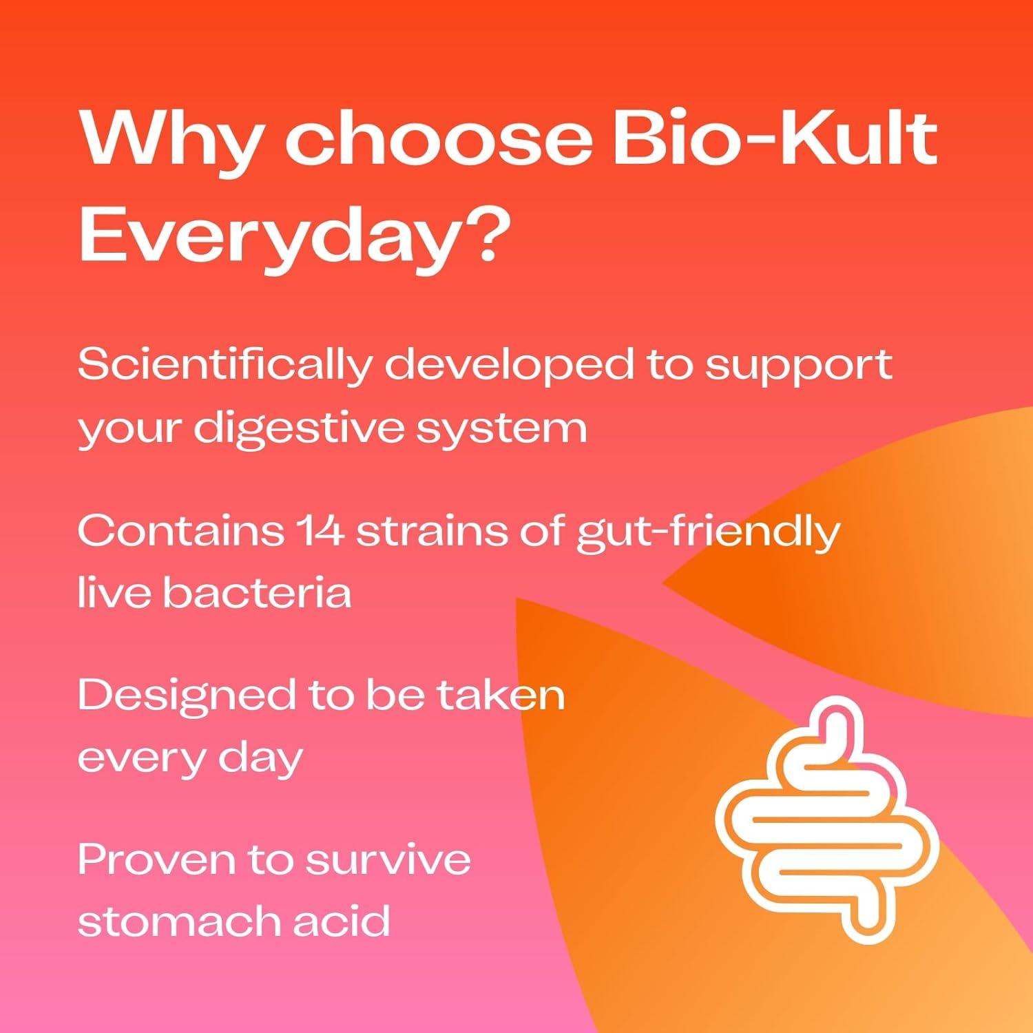 Bio-Kult Everyday Probióticos 120 Cápsulas | 14 Cepas | Sin Gluten