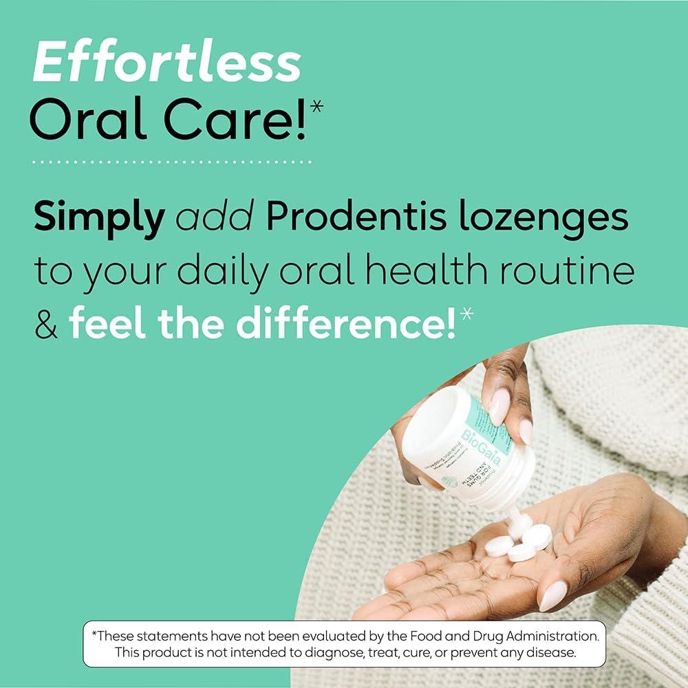 BioGaia Prodentis | Pastillas Probioticas Dentales Menta | 30 Días