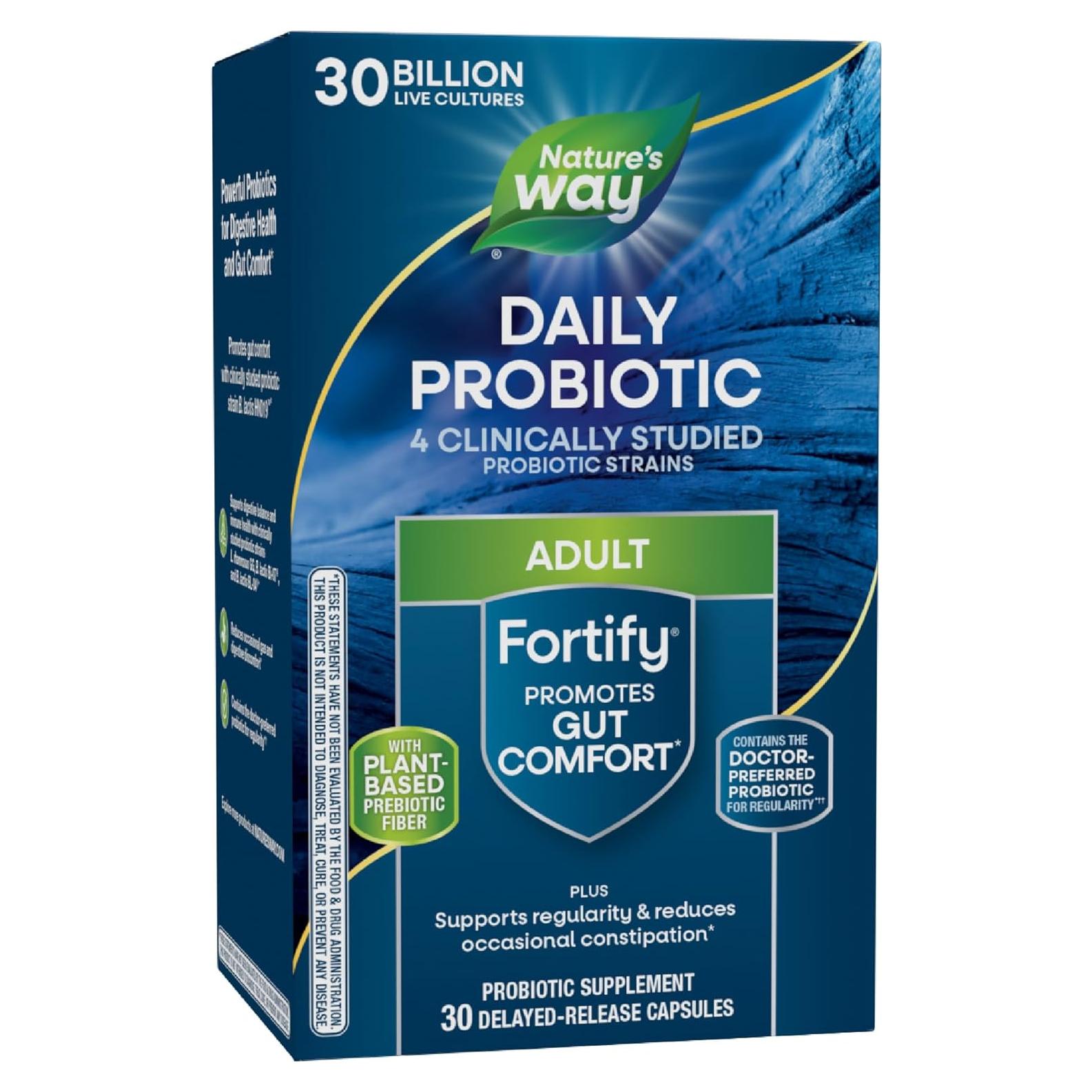 Probioticos Nature's Way 30 Mil Millones 30 Cápsulas