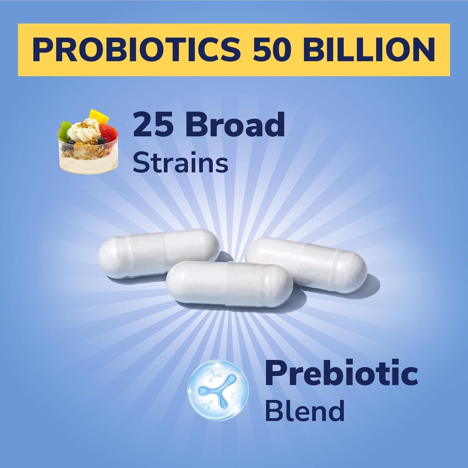 Probiotico Vitalibre 50 Mil Millones CFU 60 Cápsulas Vegetales