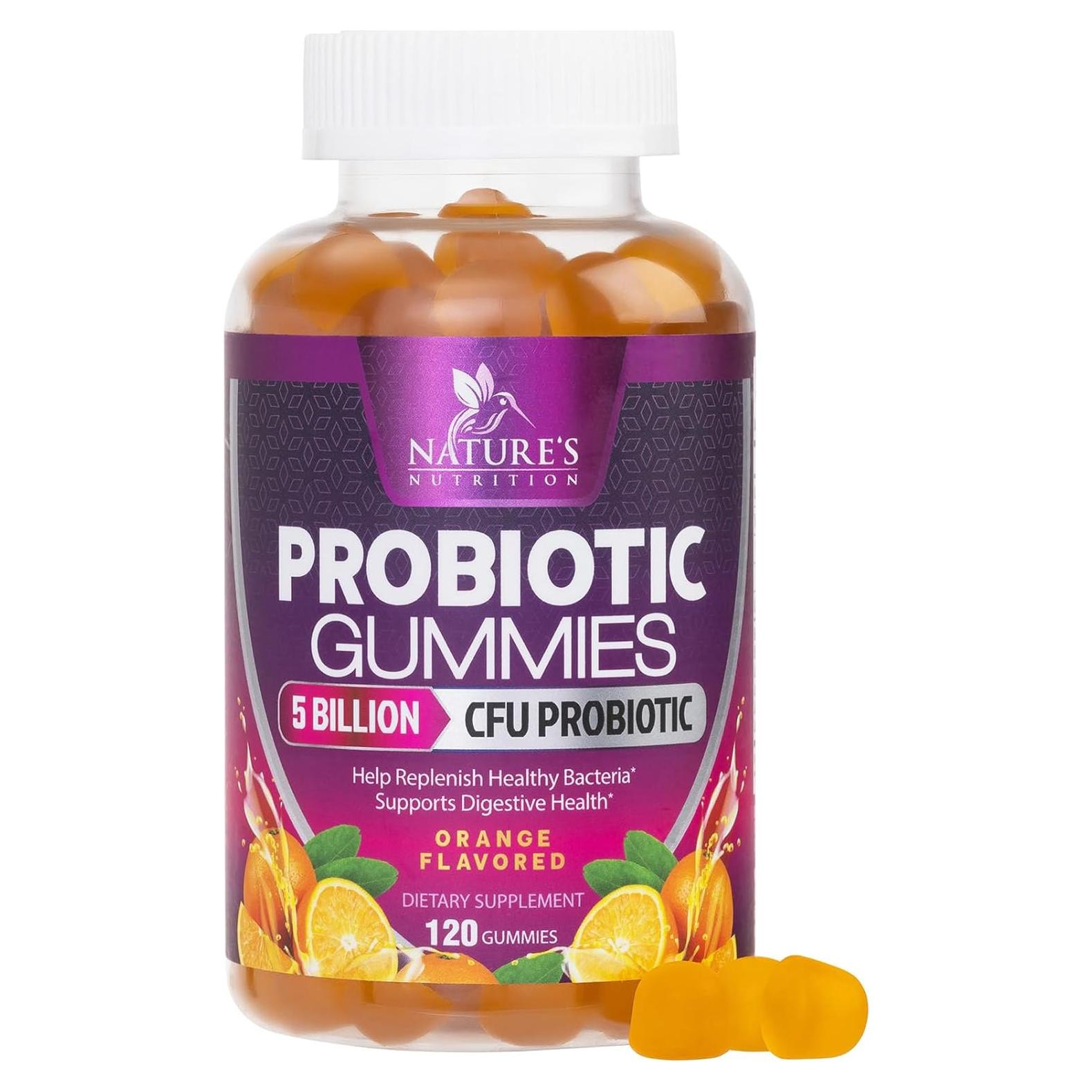 Gomitas Probioticas Naturaleza 120 Unidades 5 Mil Millones CFU