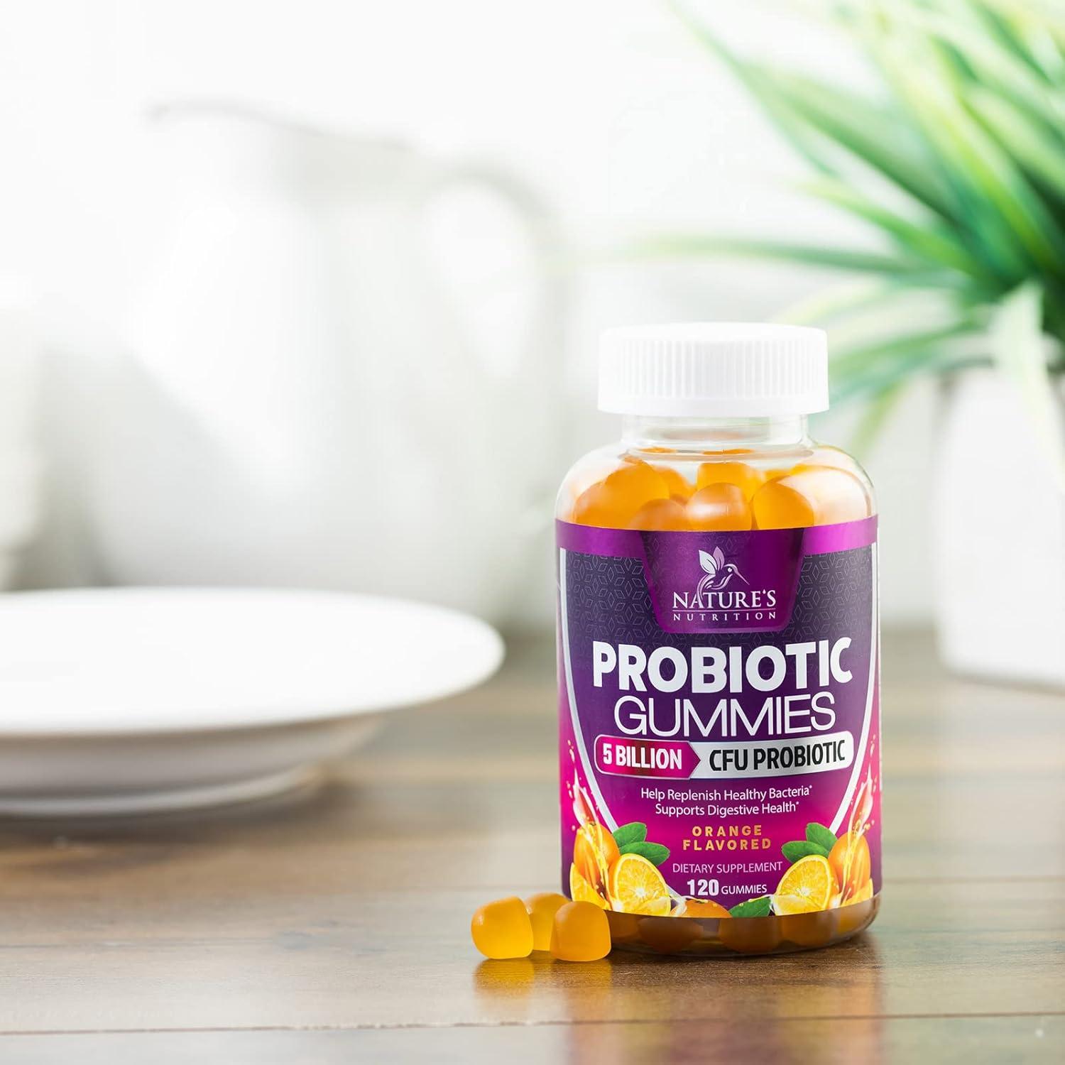 Gomitas Probioticas Naturaleza 120 Unidades 5 Mil Millones CFU