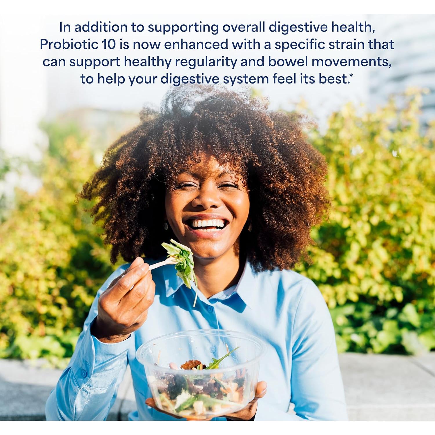 Probiotico 10 Puritan's Pride 60 Cápsulas 20 Mil Millones CFU