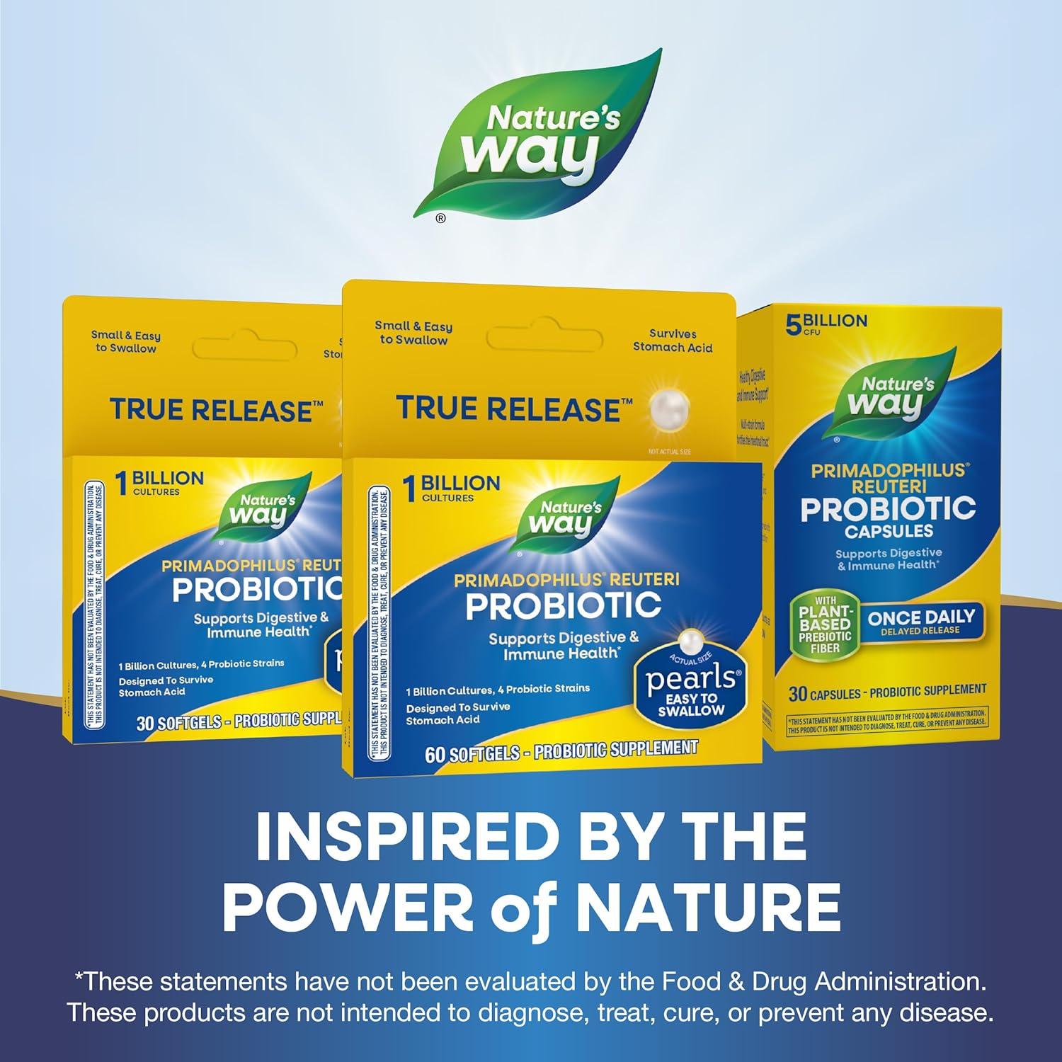 Perlas Probióticas Nature's Way Reuteri 60 Gelatinas Blandas