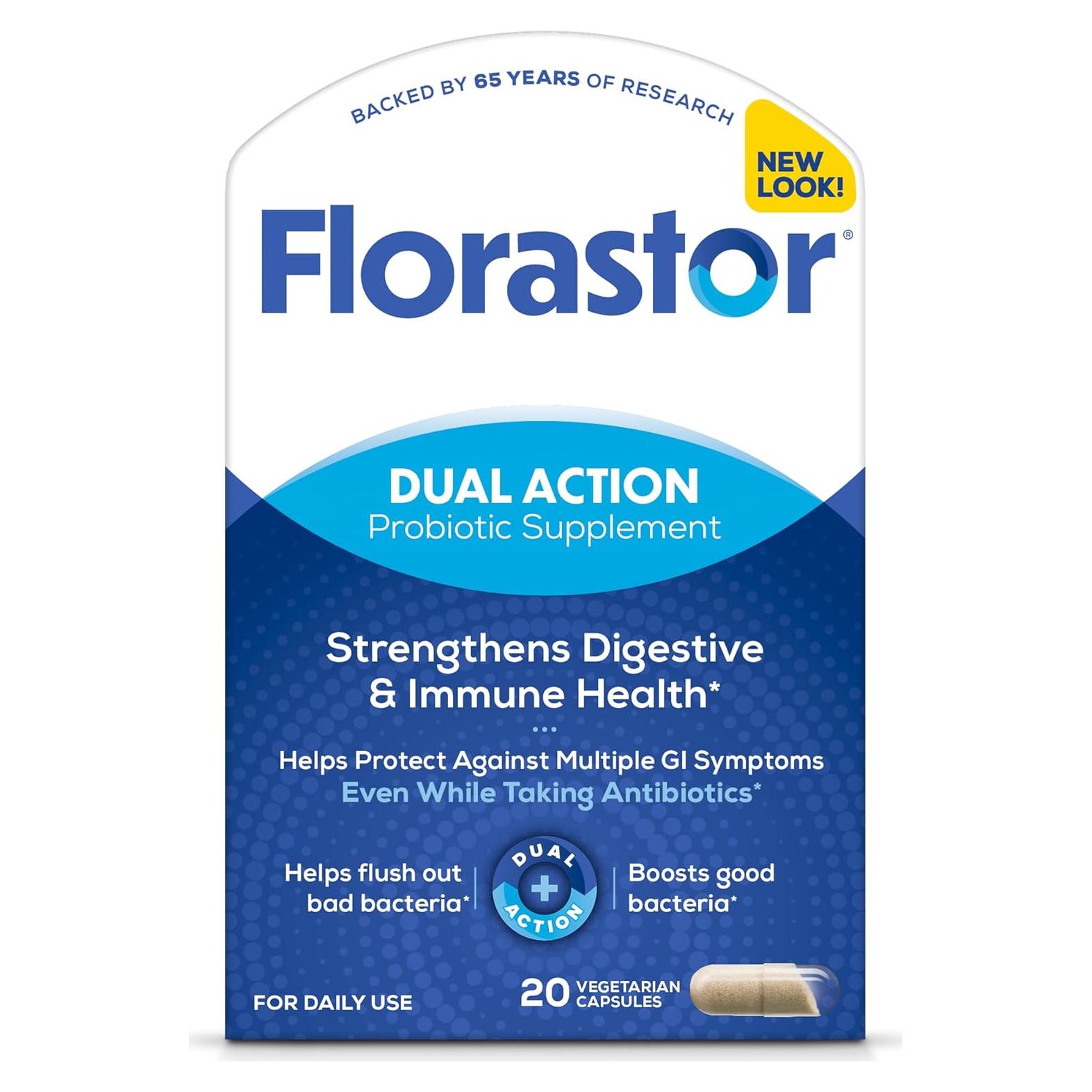 Florastor Probioticos Digestivos 20 Capsulas Saccharomyces