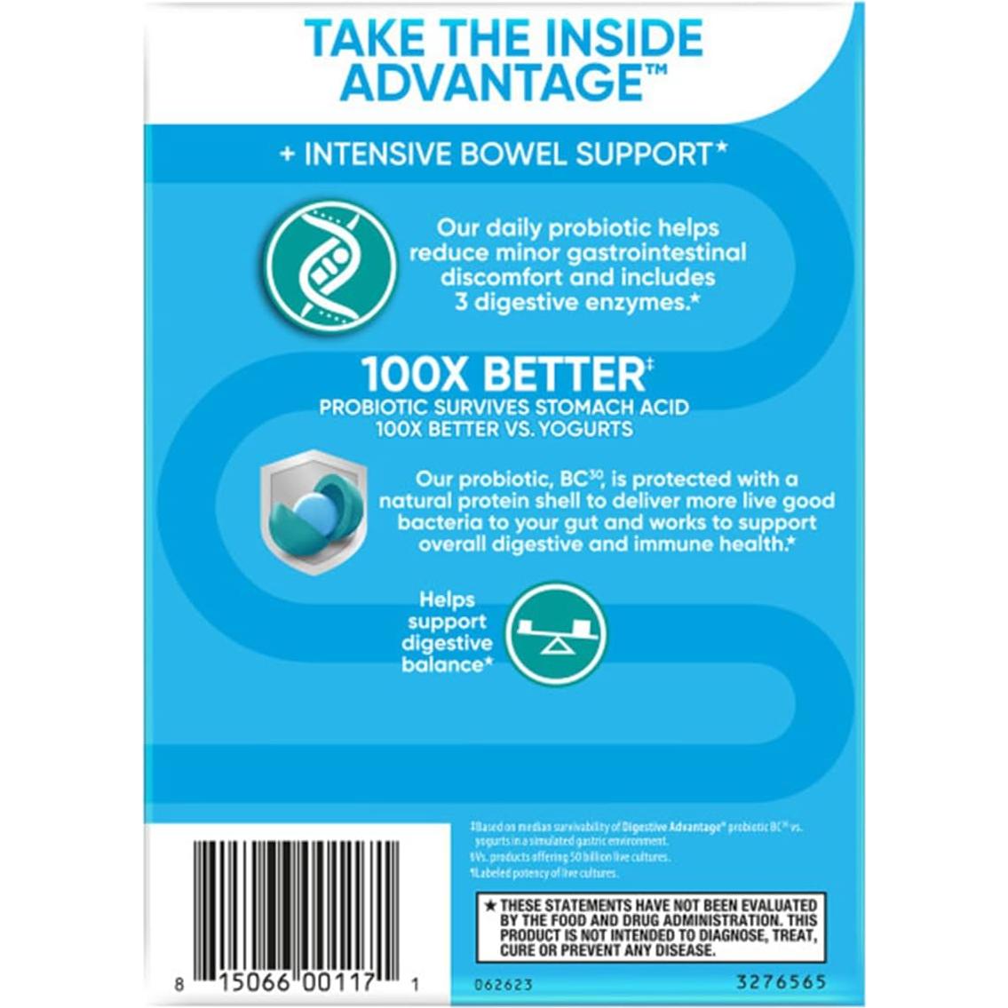 Ventaja Digestiva Probióticos IBS 96 cápsulas - Salud Intestinal