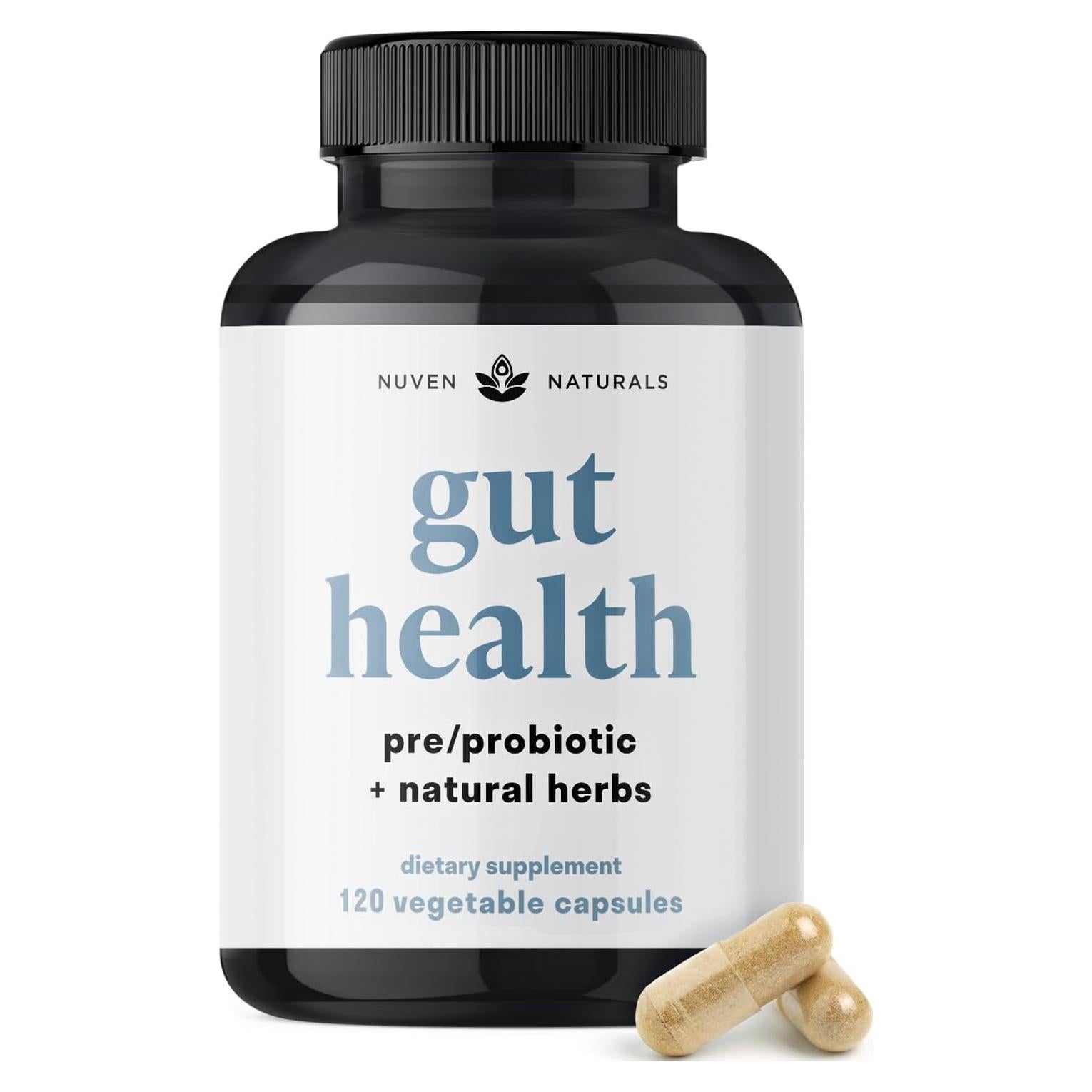 Suplemento Digestivo Nuven 3 en 1 con Probioticos y Hierbas