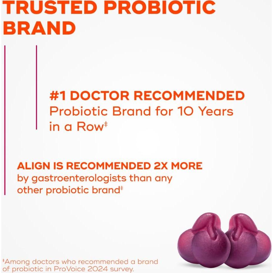 Gominolas Align Probiotico + Prebiotico con Arandano 50 Unidades