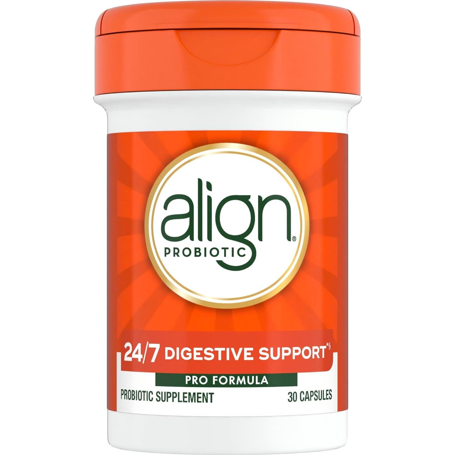 Align Probiotico 30 Cápsulas - Salud Digestiva para Hombres y Mujeres