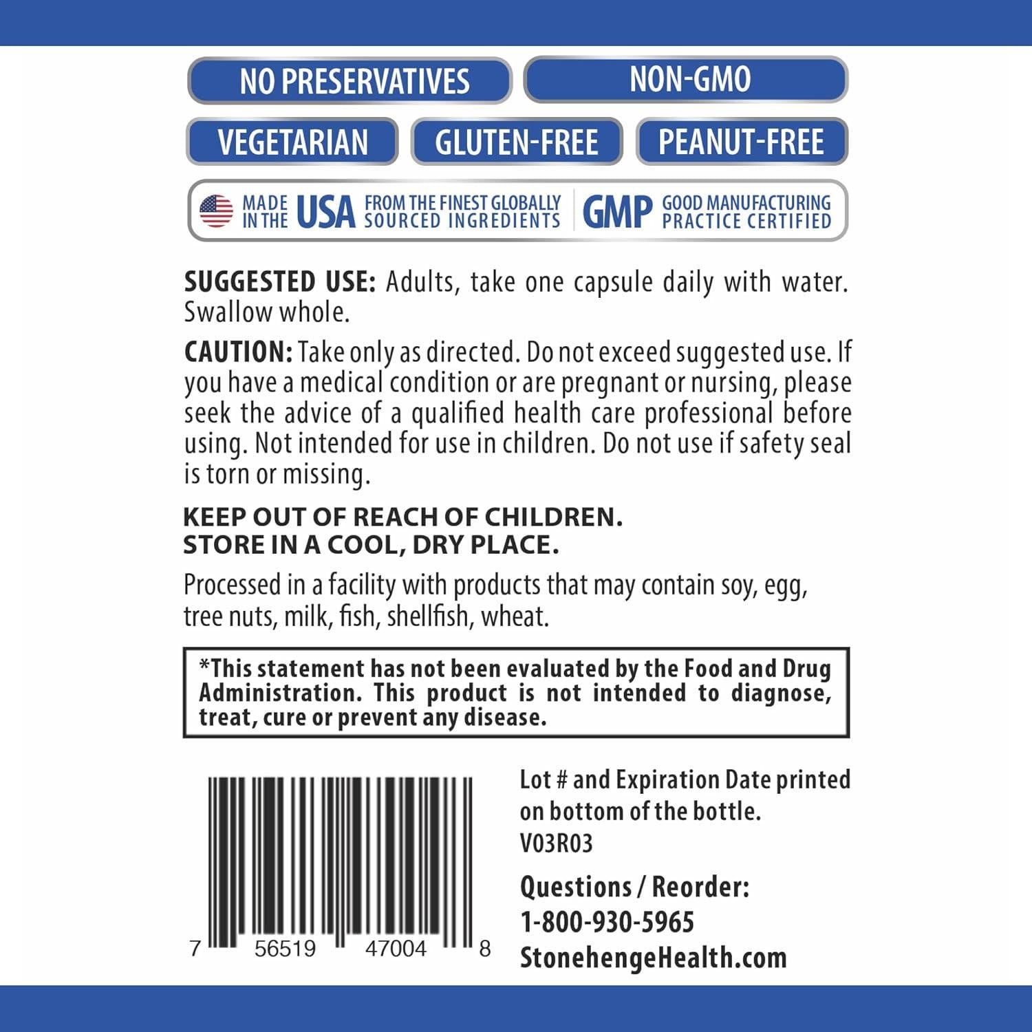 Probioticos Stonehenge Health 55 Mil Millones 16 Cepas 30 Capsulas