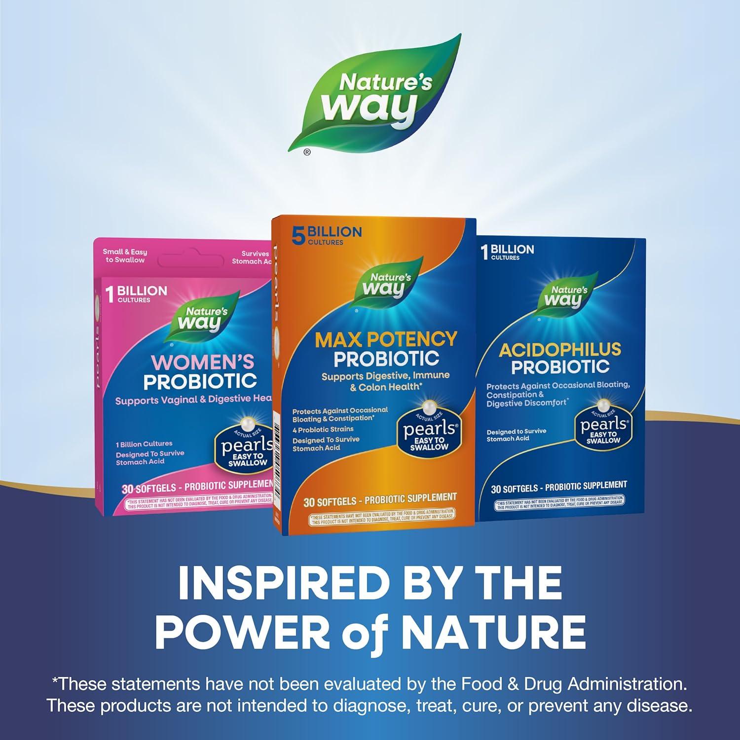 Perlas Probióticas Nature's Way 30 Gelatinas Blandas 5 Mil M