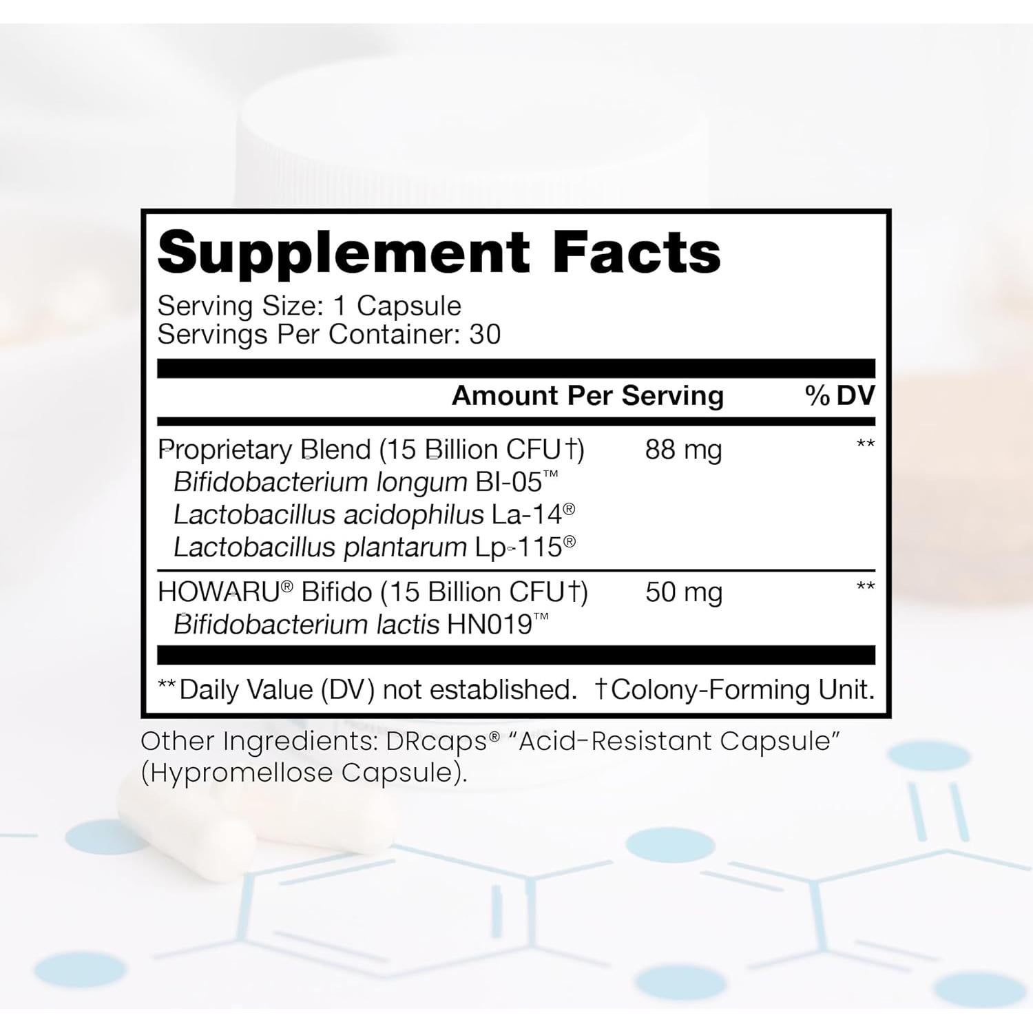 Probiotico Poder Diario Pure Thera - 30 Cápsulas Vegetales