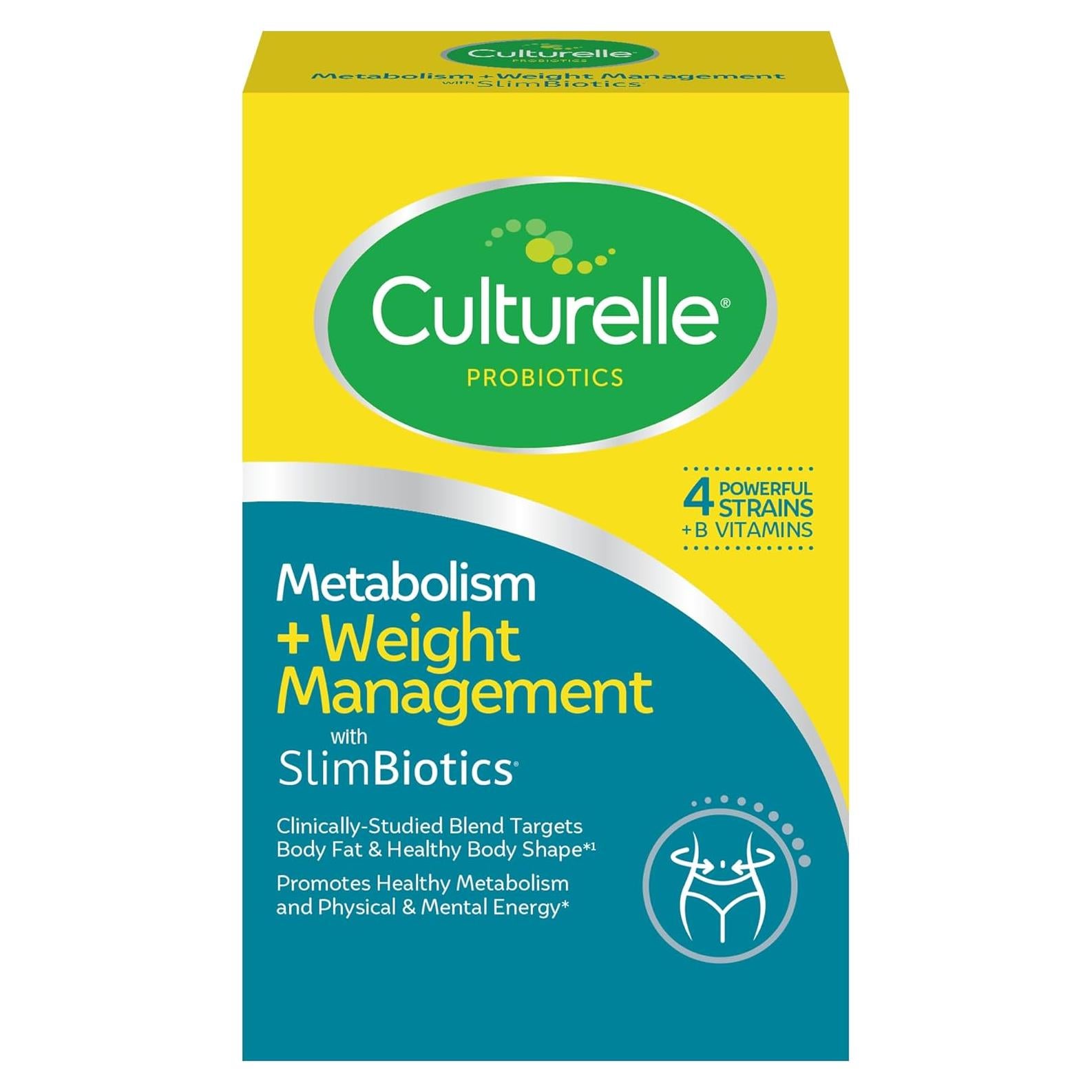 Culturelle SlimBiotics Probioticos 30 Cápsulas - Metabolismo y Peso