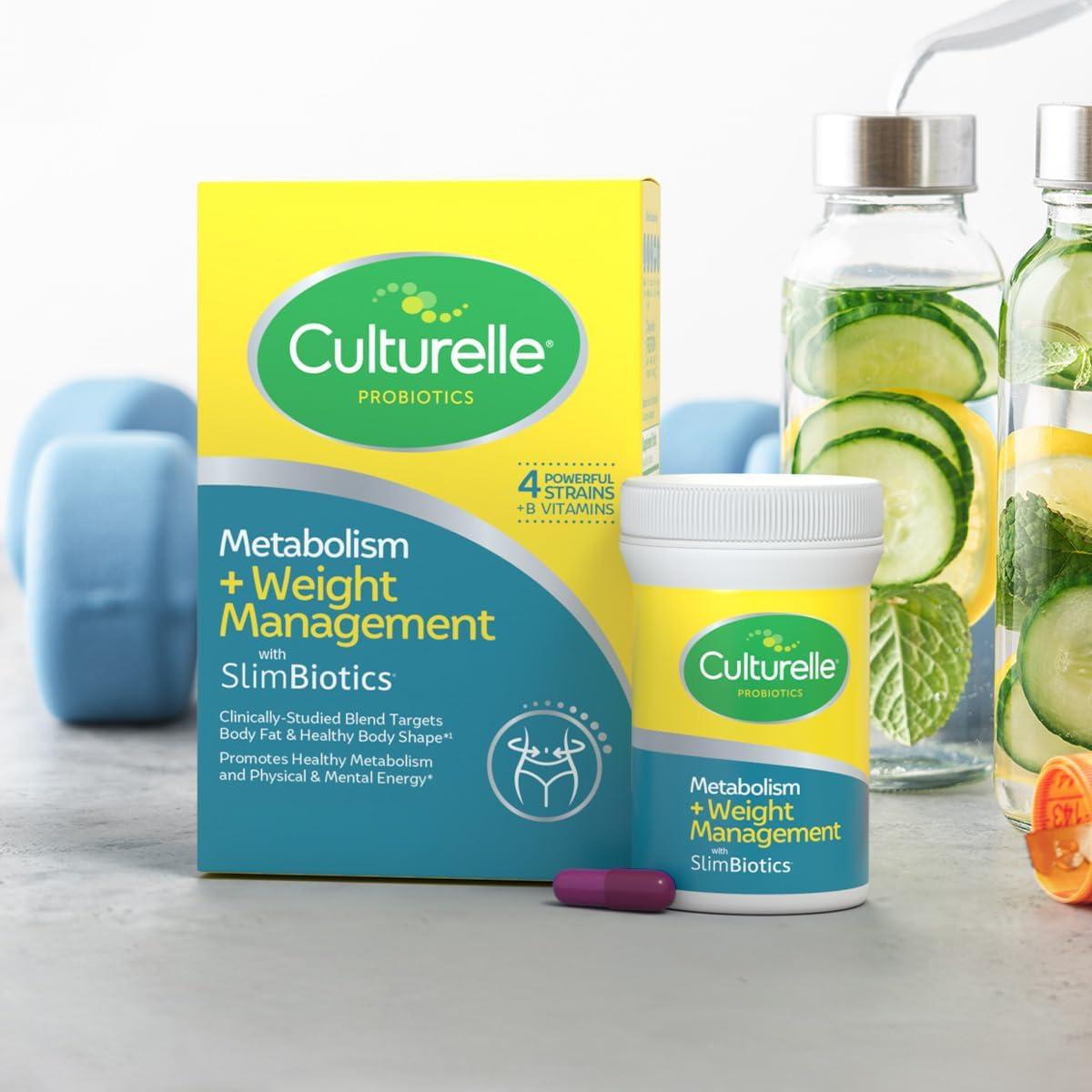 Culturelle SlimBiotics Probioticos 30 Cápsulas - Metabolismo y Peso