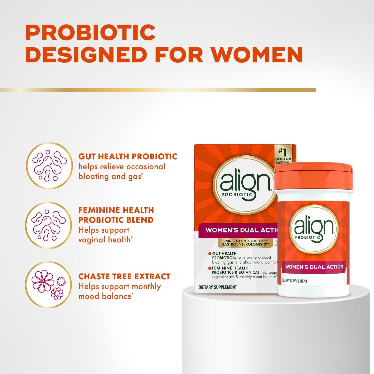Align Probiotic Acción Dual Mujeres 28 Cápsulas Salud Vaginal