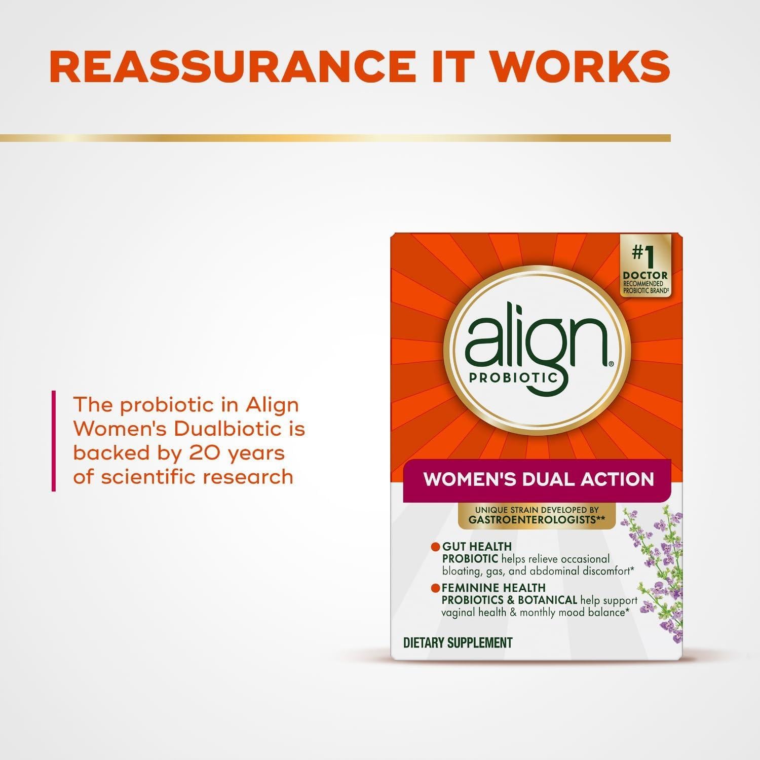 Align Probiotic Acción Dual Mujeres 28 Cápsulas Salud Vaginal