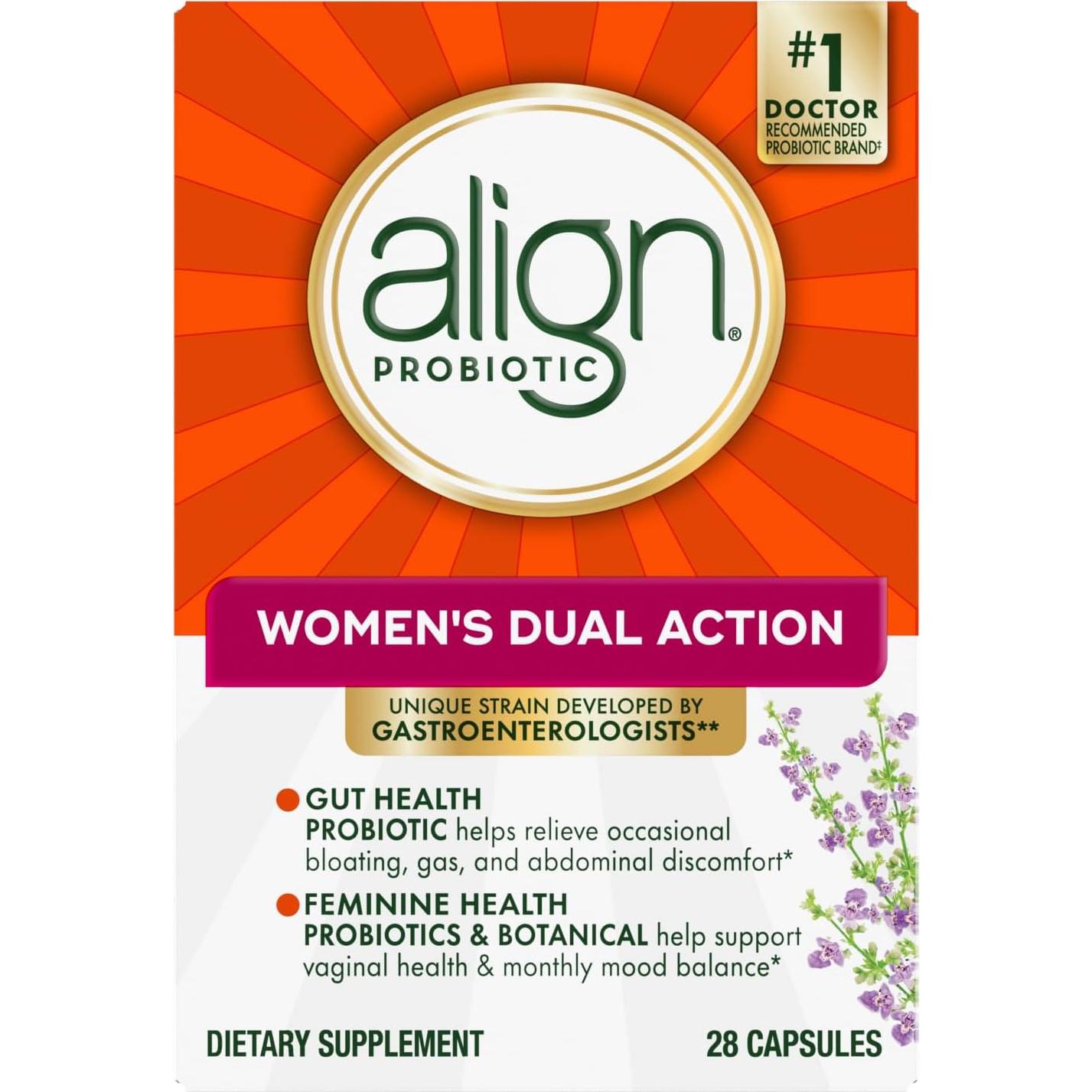 Align Probiotic Acción Dual Mujeres 28 Cápsulas Salud Vaginal