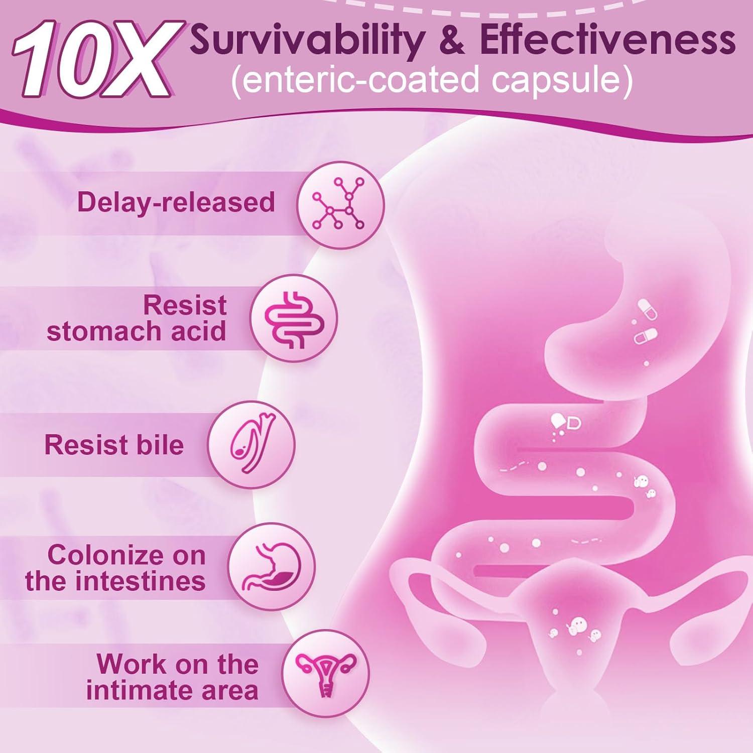 Probioticos para Mujeres Nature Target 180 Caps 100 Mil CFUs