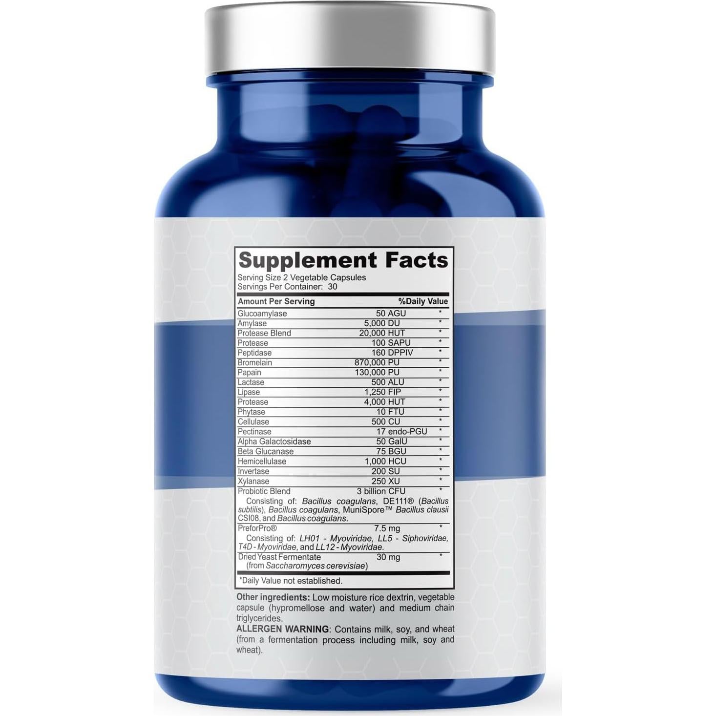 Suplemento Digestivo 4 en 1 Plant.O Nutrition 60 Cápsulas