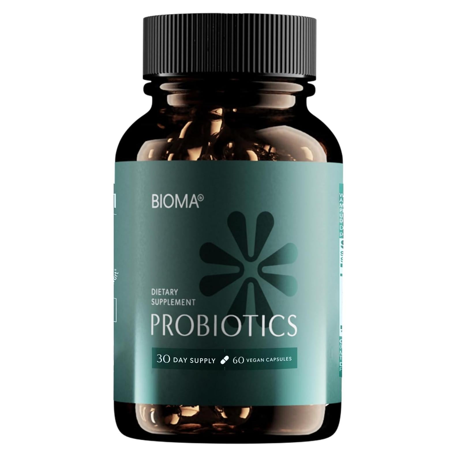Probióticos Bioma - Salud Digestiva Vegana 60 Cápsulas