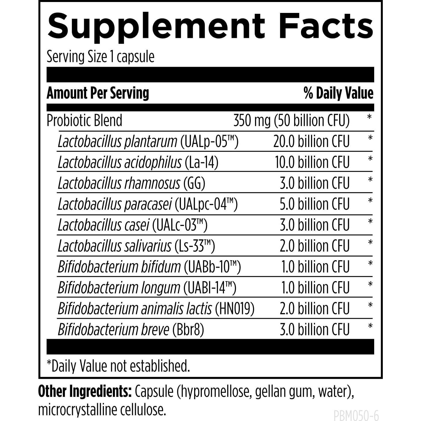 ProbioMed 50 Probioticos Digestivos 30 Capsulas Veganas
