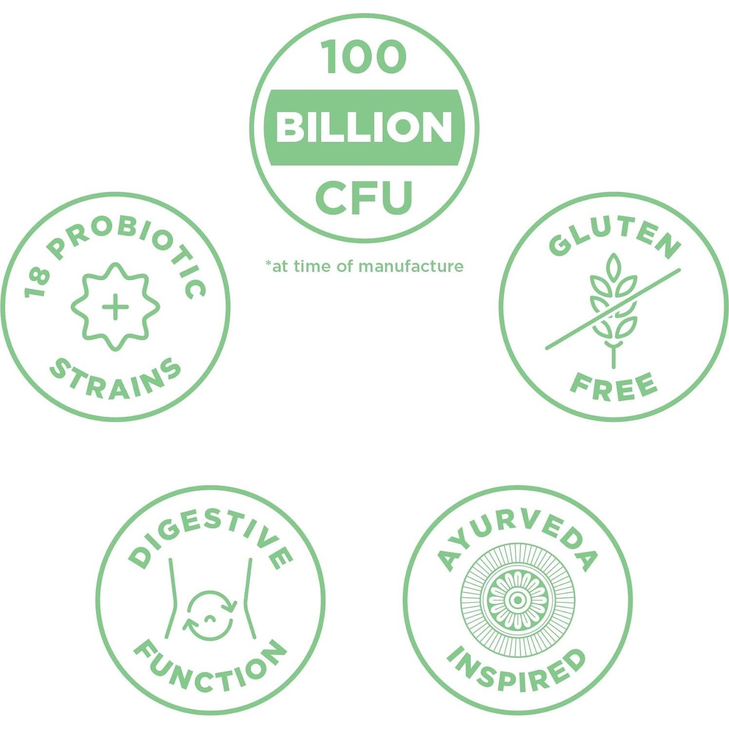 Probioticos Antiguos Nutrición Antigua 60 Cápsulas 100 Mil Millones CFU