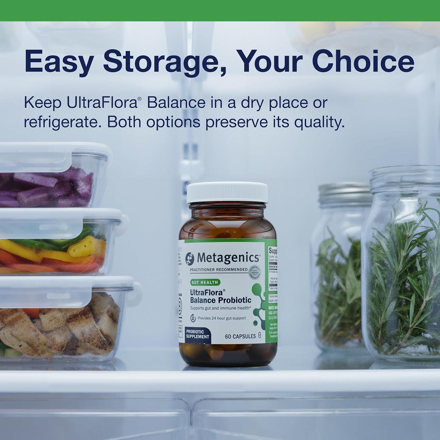 Metagenics UltraFlora Probiótico 60 cápsulas - Salud Digestiva