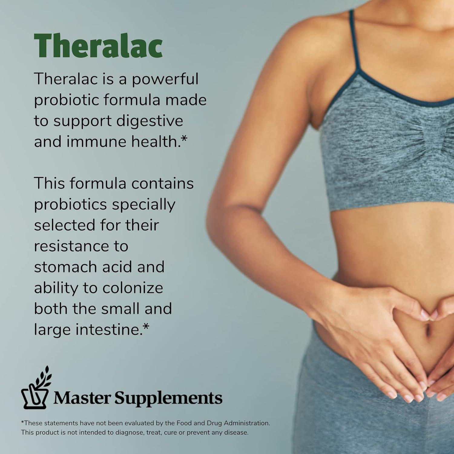 Master Supplements Theralac - 60 Cápsulas Probiotico Salud Digestiva
