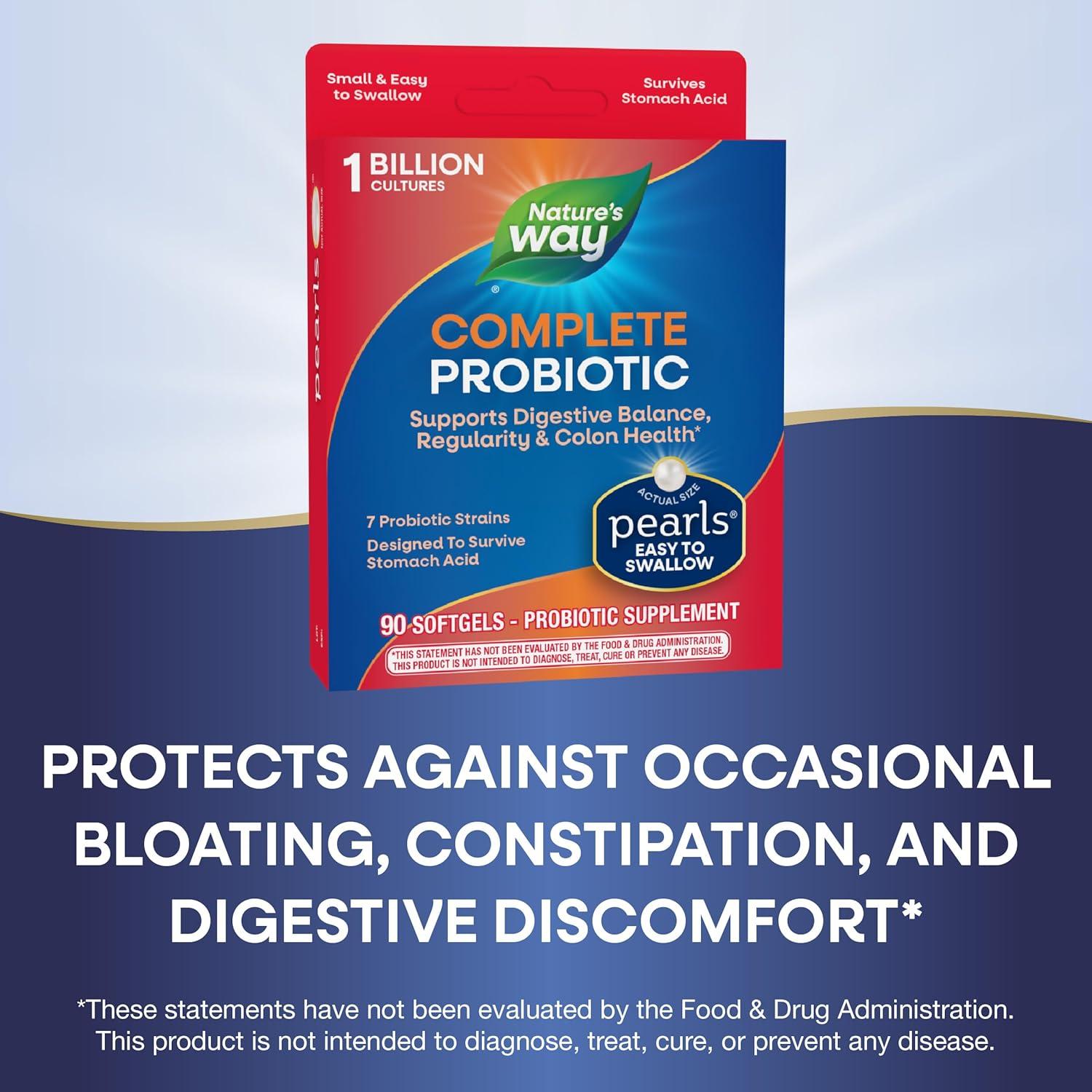 Perlas Probioticas Nature's Way 90 Gelatinas Blandas Digestivas