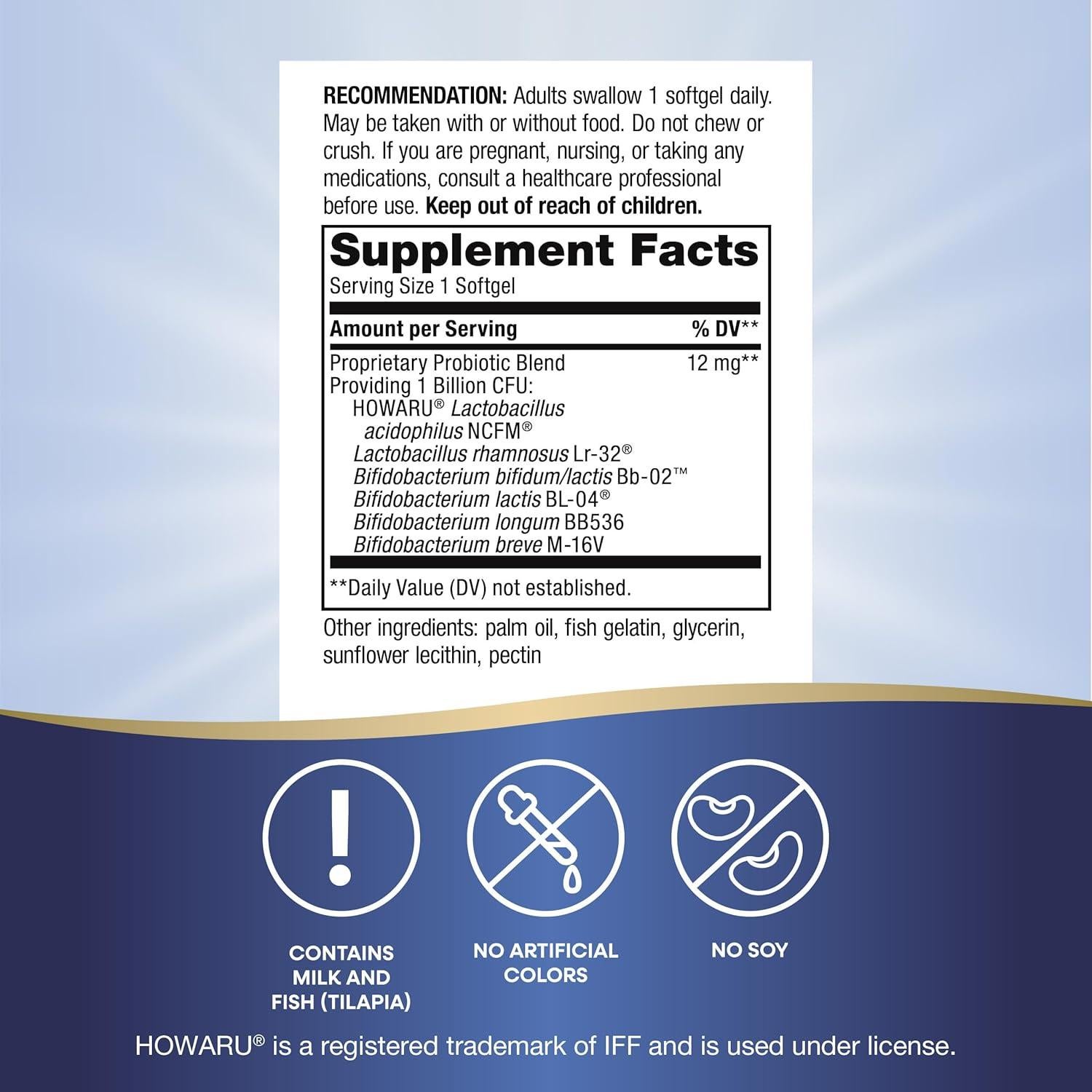 Perlas Probioticas Nature's Way 90 Gelatinas Blandas Digestivas