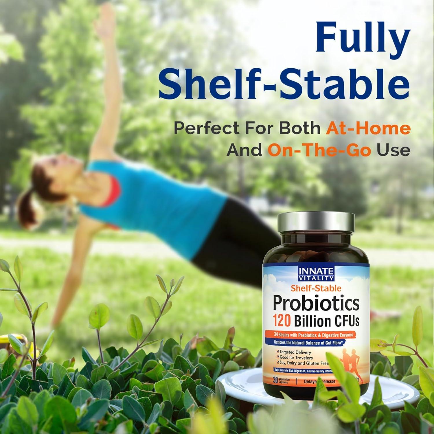 Probioticos Innate Vitality 120 Mil Millones 30 Caps Veganas