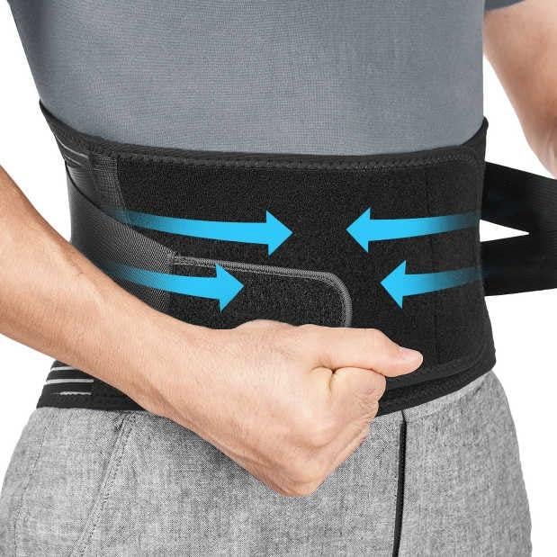 Faja de Soporte de Espalda Ajustable Hebei - Alivio Dolor Lumbar