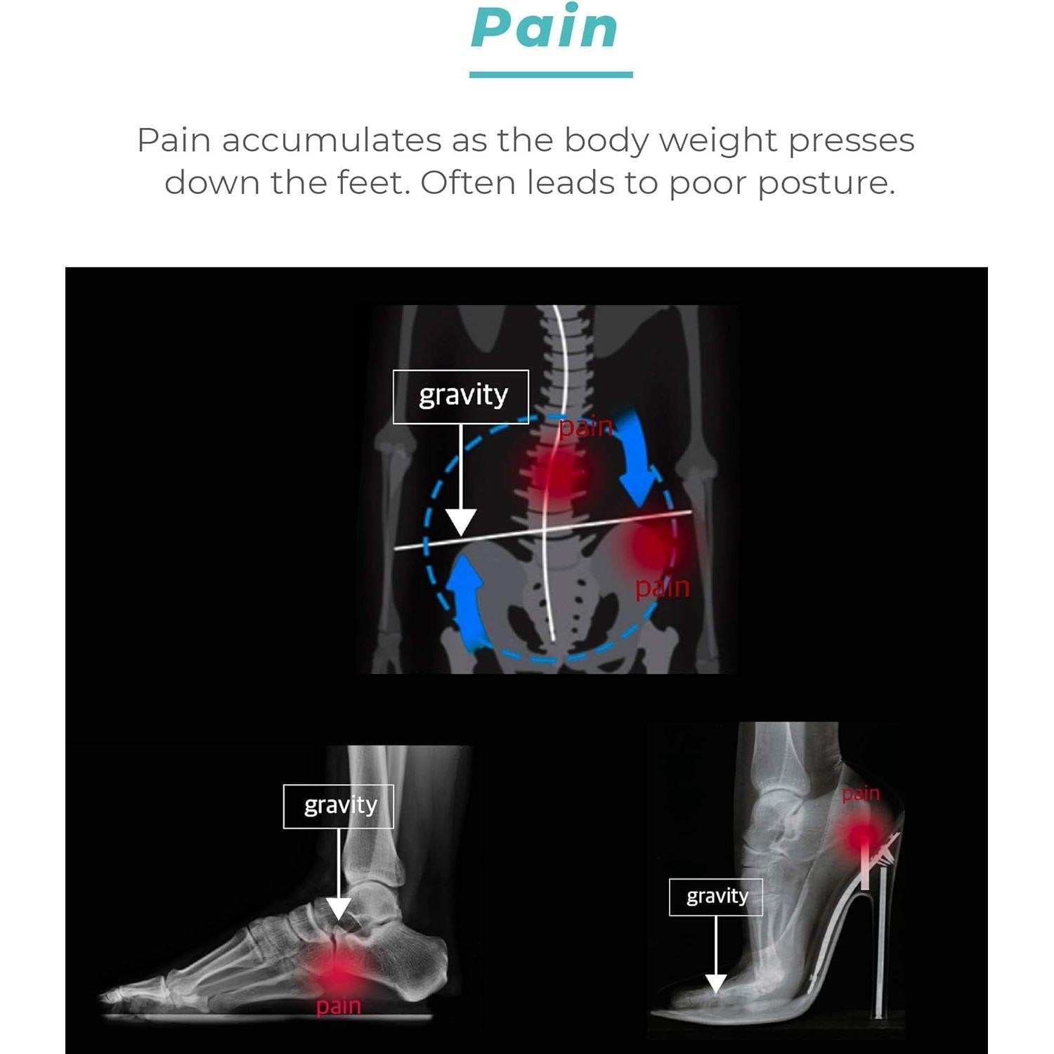 Plantillas de Soporte Arqueado CURING CO. para Hombres y Mujeres