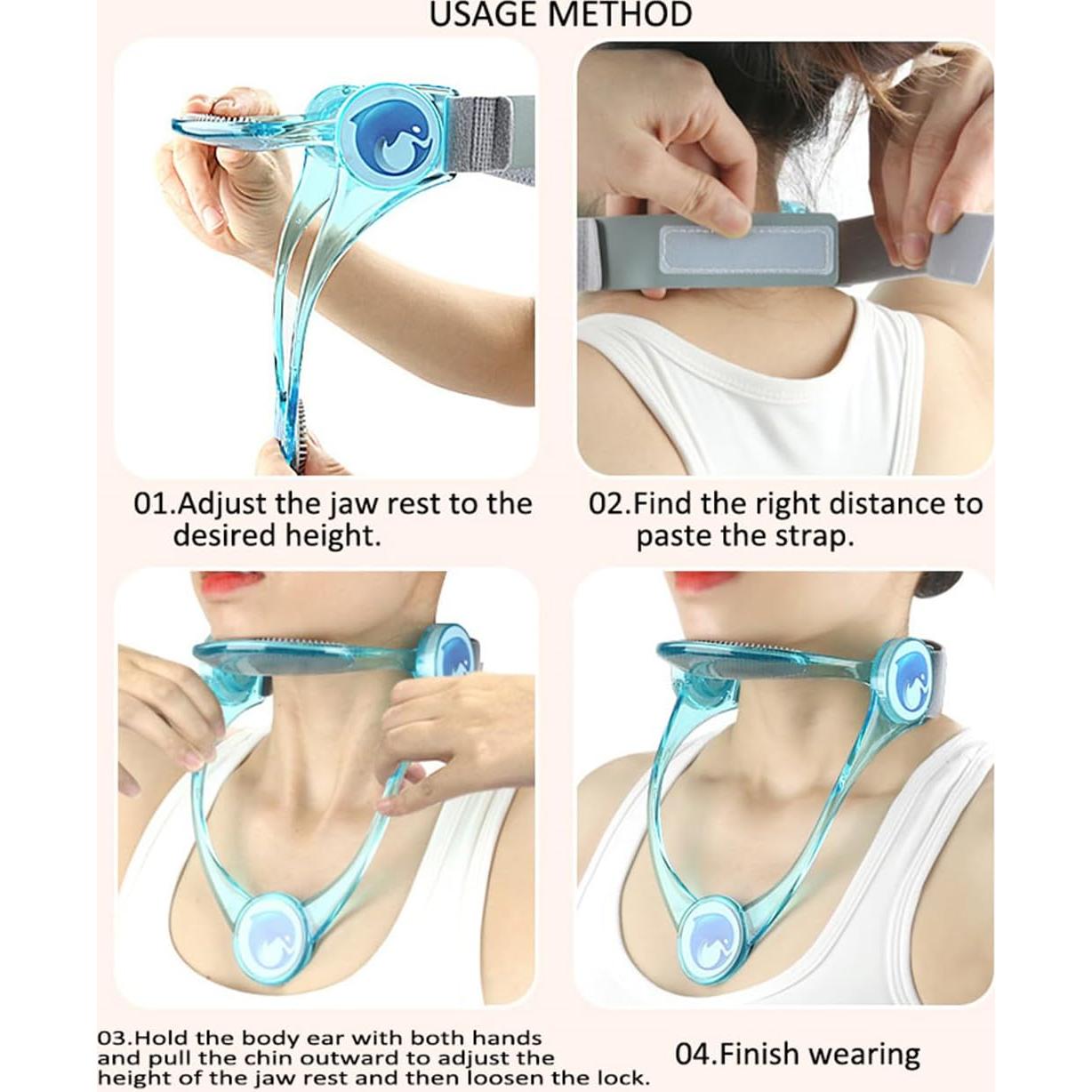 Soporte de Cuello Ajustable Xemz - Collar Cervical Ergonómico