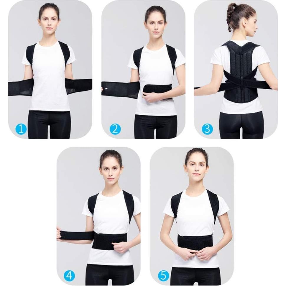 Corrector de Postura WNHTFAC Faja Lumbar Ajustable S