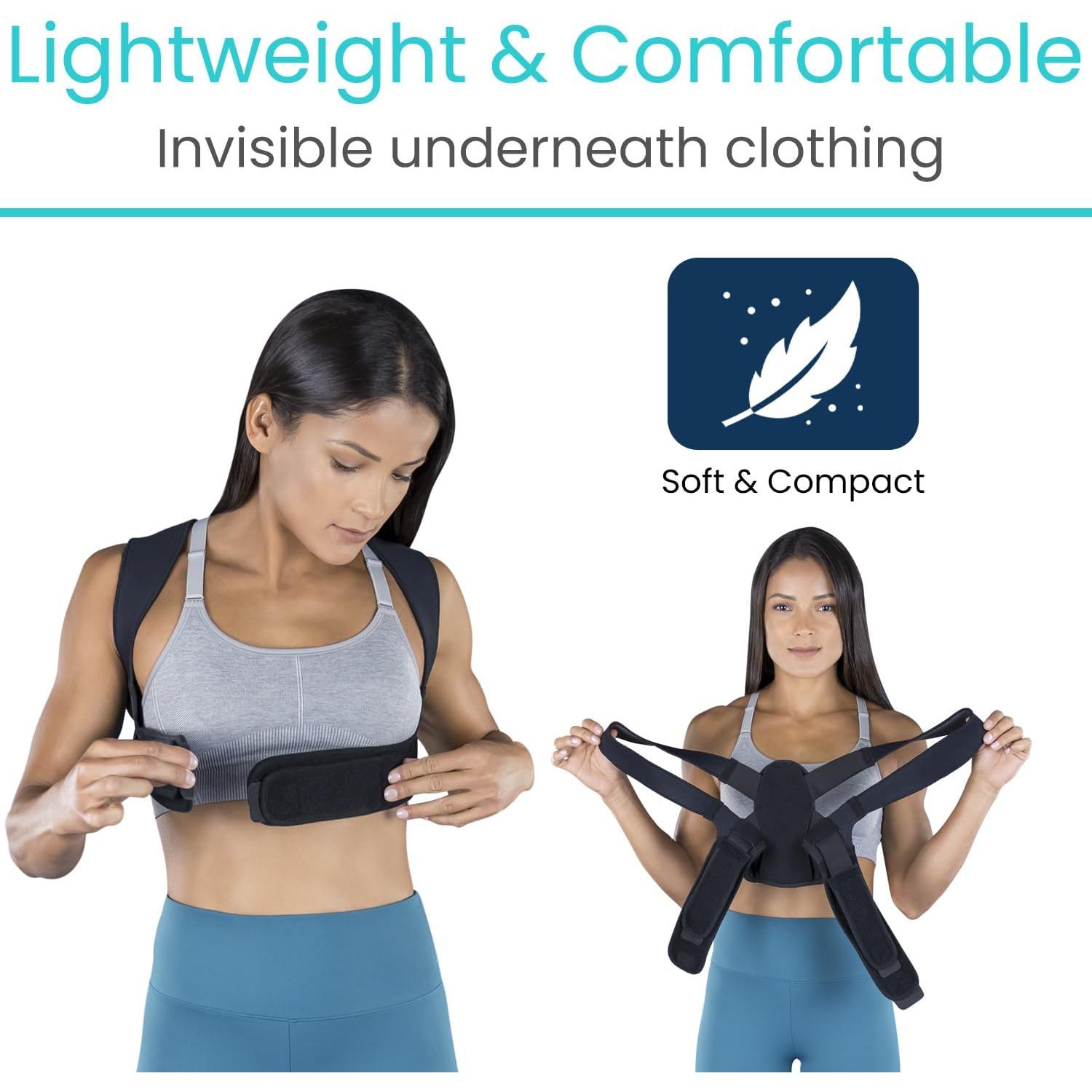 Corrector de Postura Vive Health - Faja Ajustable para Espalda