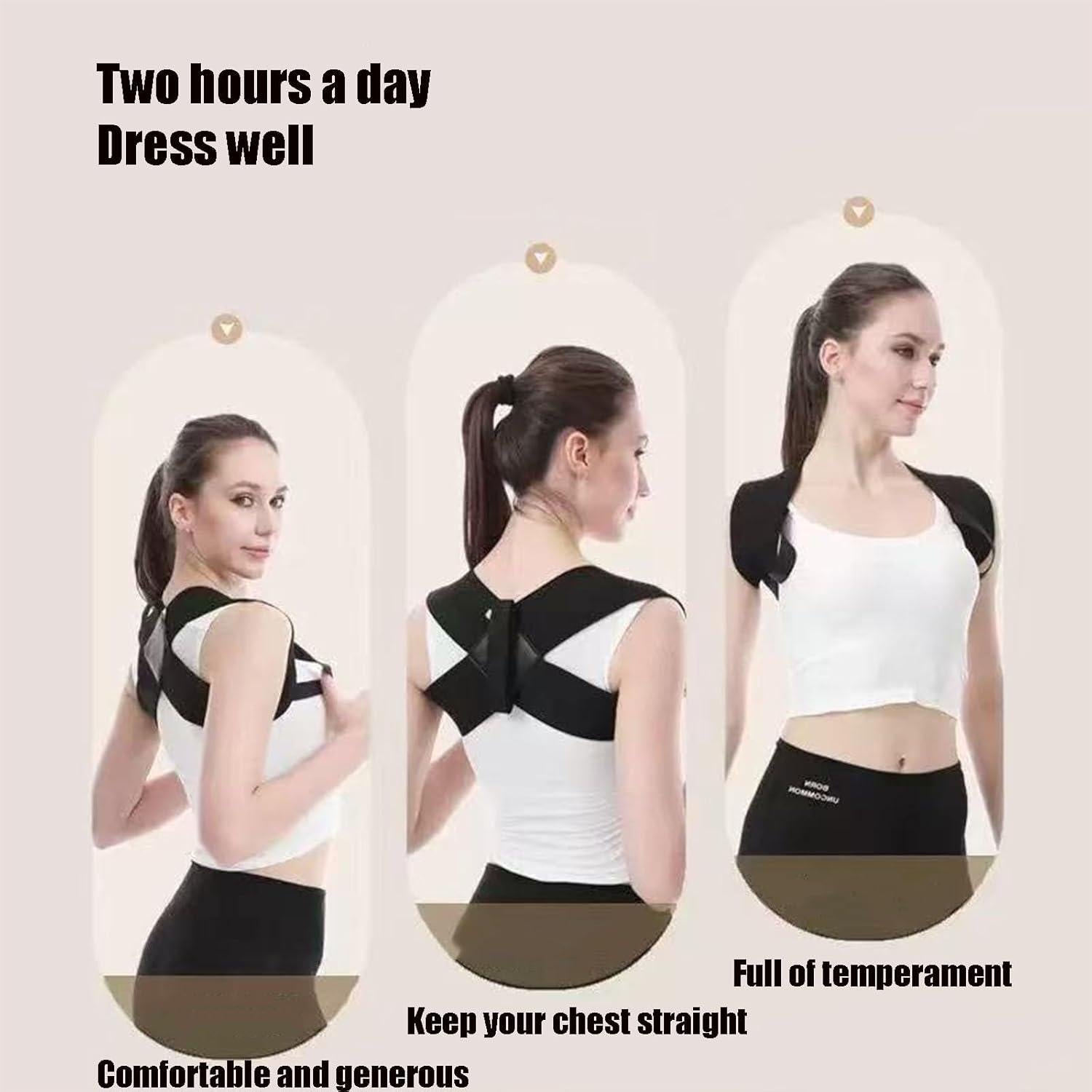 Corrector de Postura Unisex XILEAN Rojo M (60-70kg)