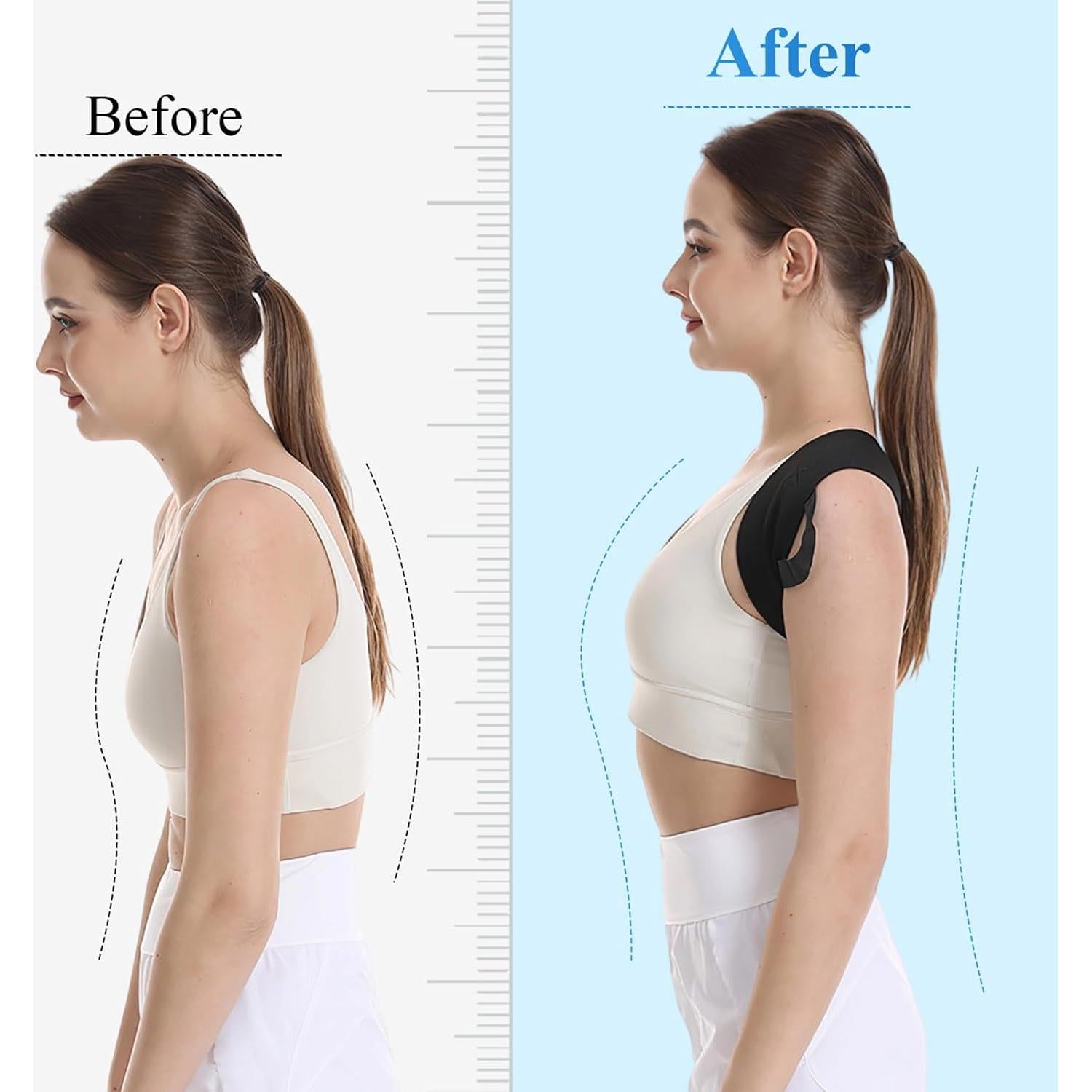 Corrector de Postura Olite Fitness XL Ajustable para Espalda