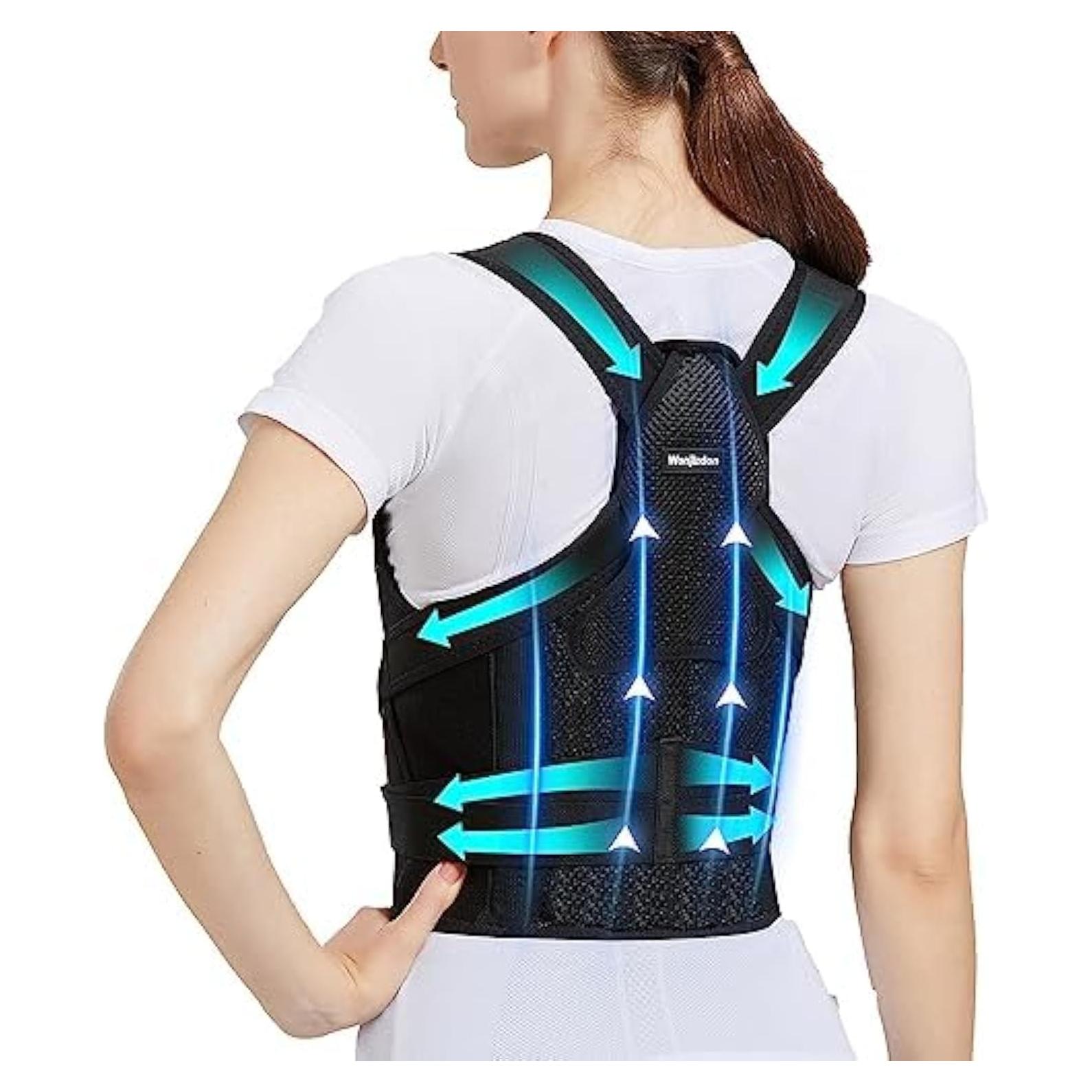 Corrector de Postura AKQFZHQ para Espalda Ajustable M