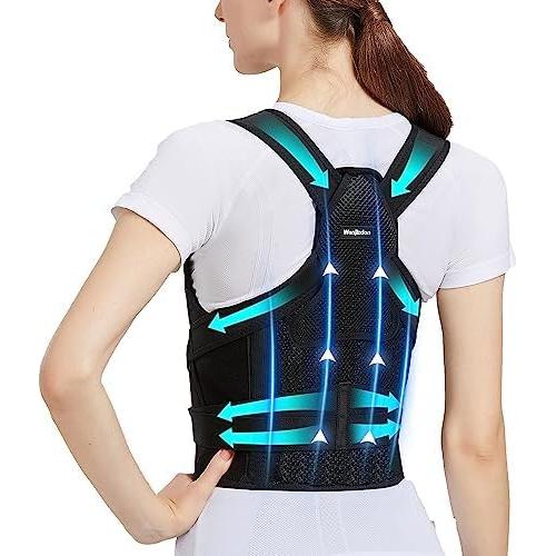 Corrector de Postura AKQFZHQ para Espalda Ajustable M