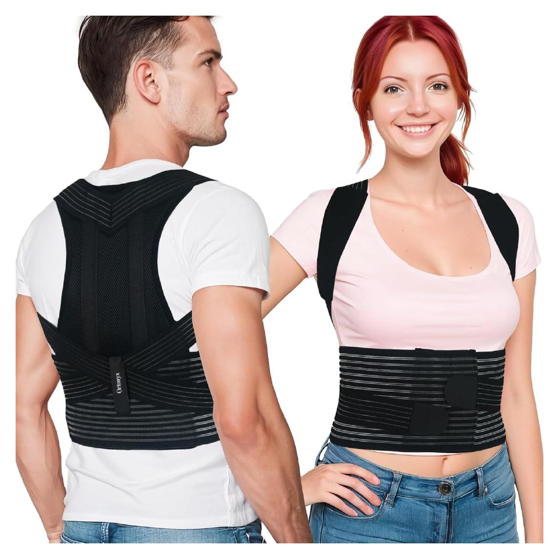 Faja Correctora de Postura ORTONYX para Hombres y Mujeres - Alivio Espalda Alta