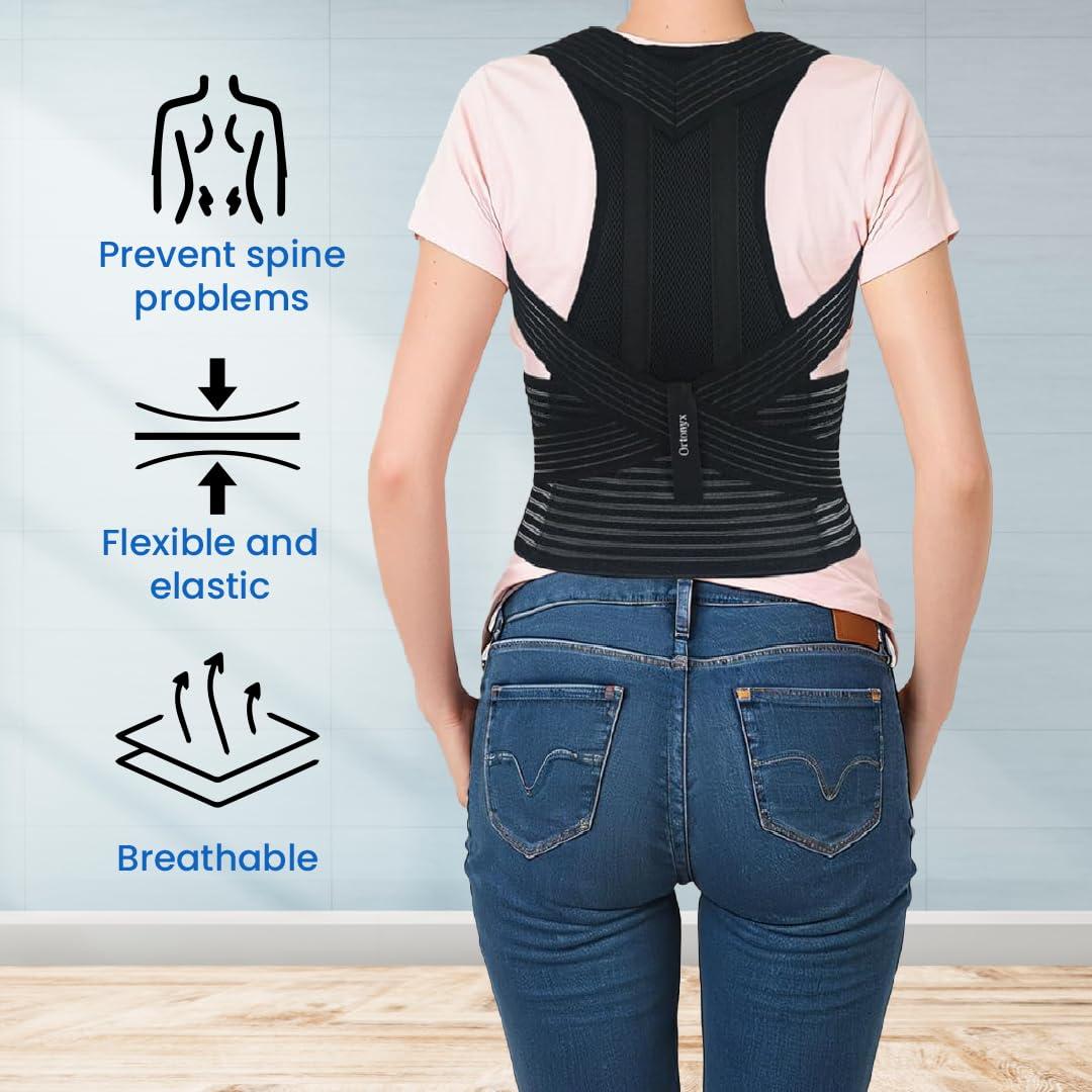 Faja Correctora de Postura ORTONYX para Hombres y Mujeres - Alivio Espalda Alta
