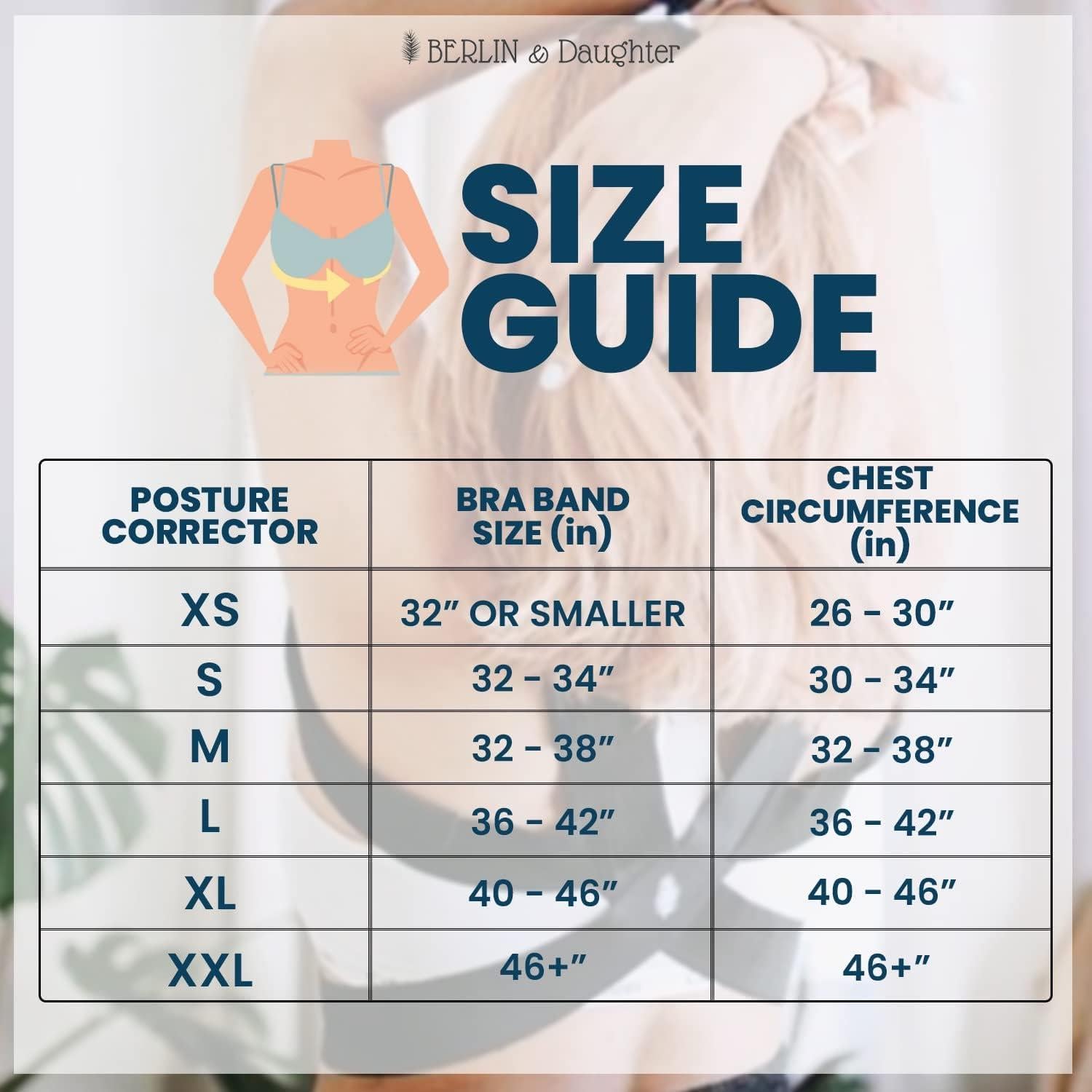 Corrector de Postura Ajustable Berlin & Daughter - Pequeño