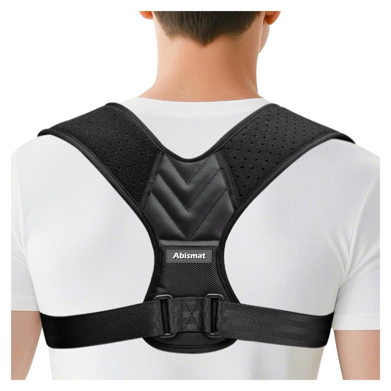 Corrector de Postura Abismat - Faja Ajustable para Espalda - Alivio Dolor Cuello y Hombros