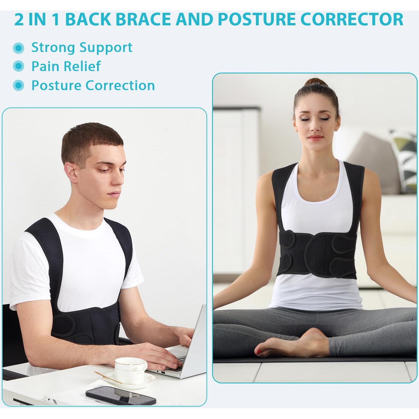 Corrector de Postura KD X-Large - Alivio Dolor Espalda y Hombros